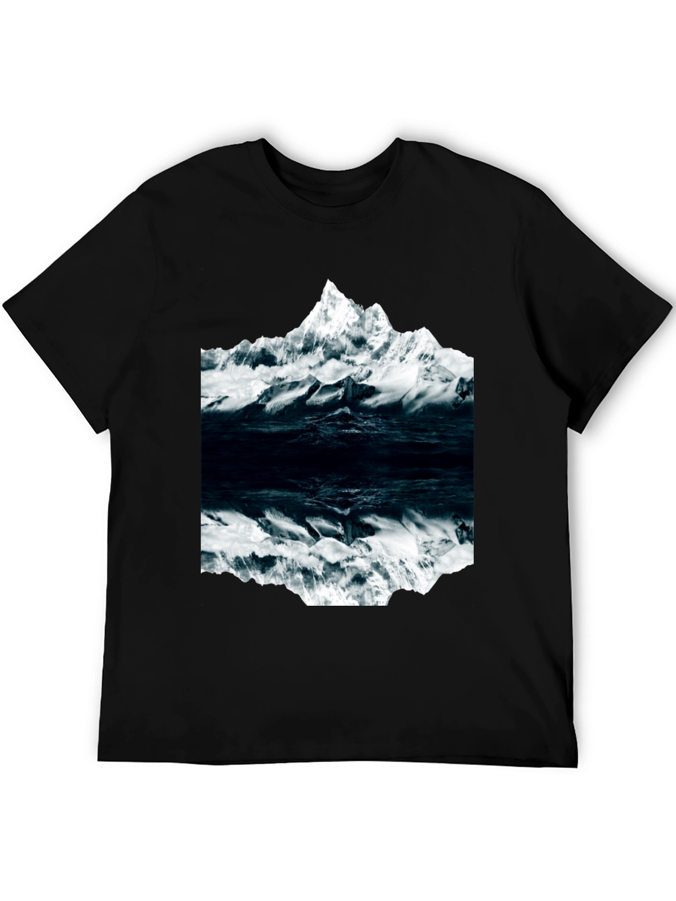 Mountain Reflection Graphic Tee - Soft Cotton