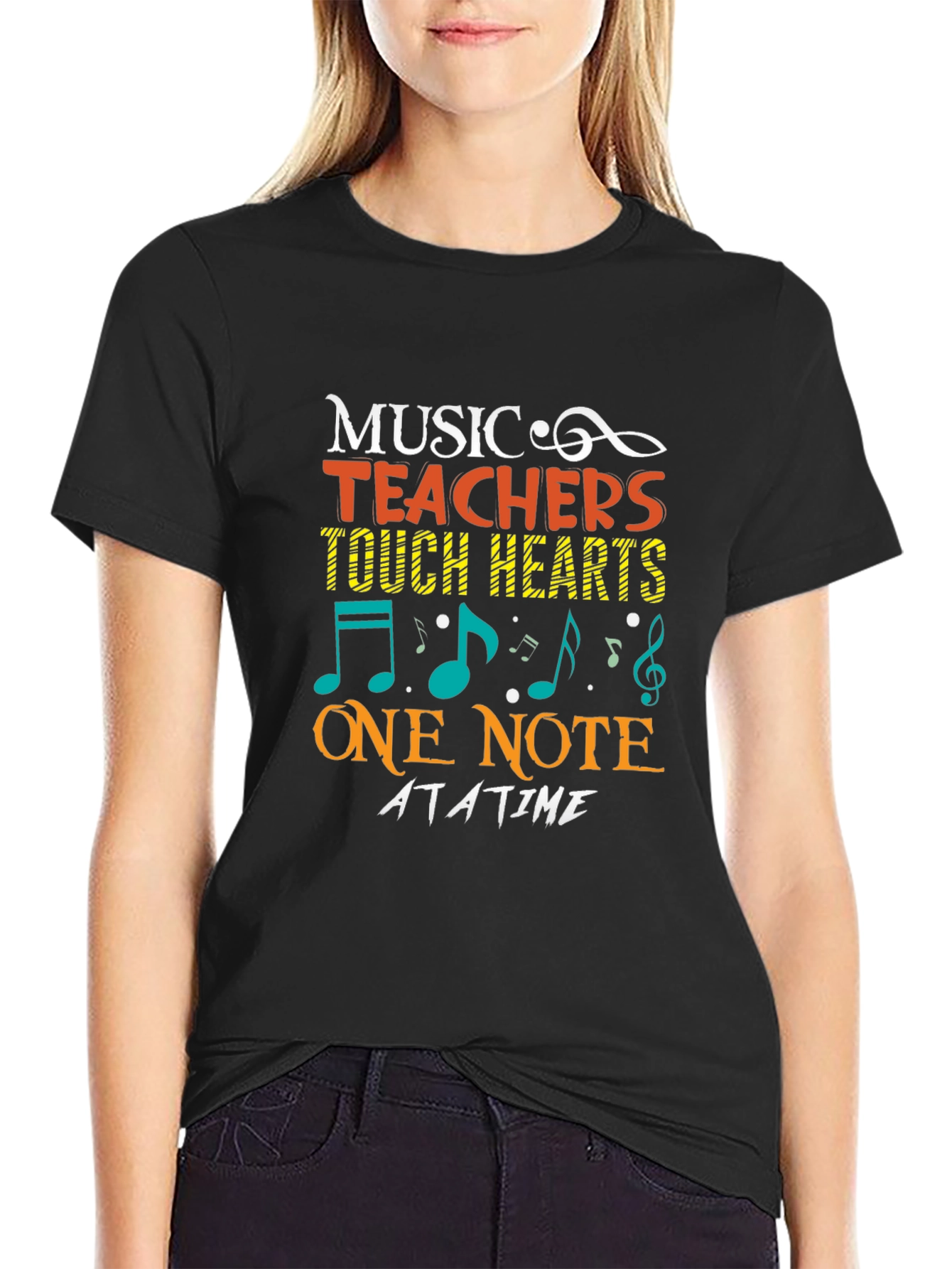 Music Teachers Touch Hearts T-Shirt