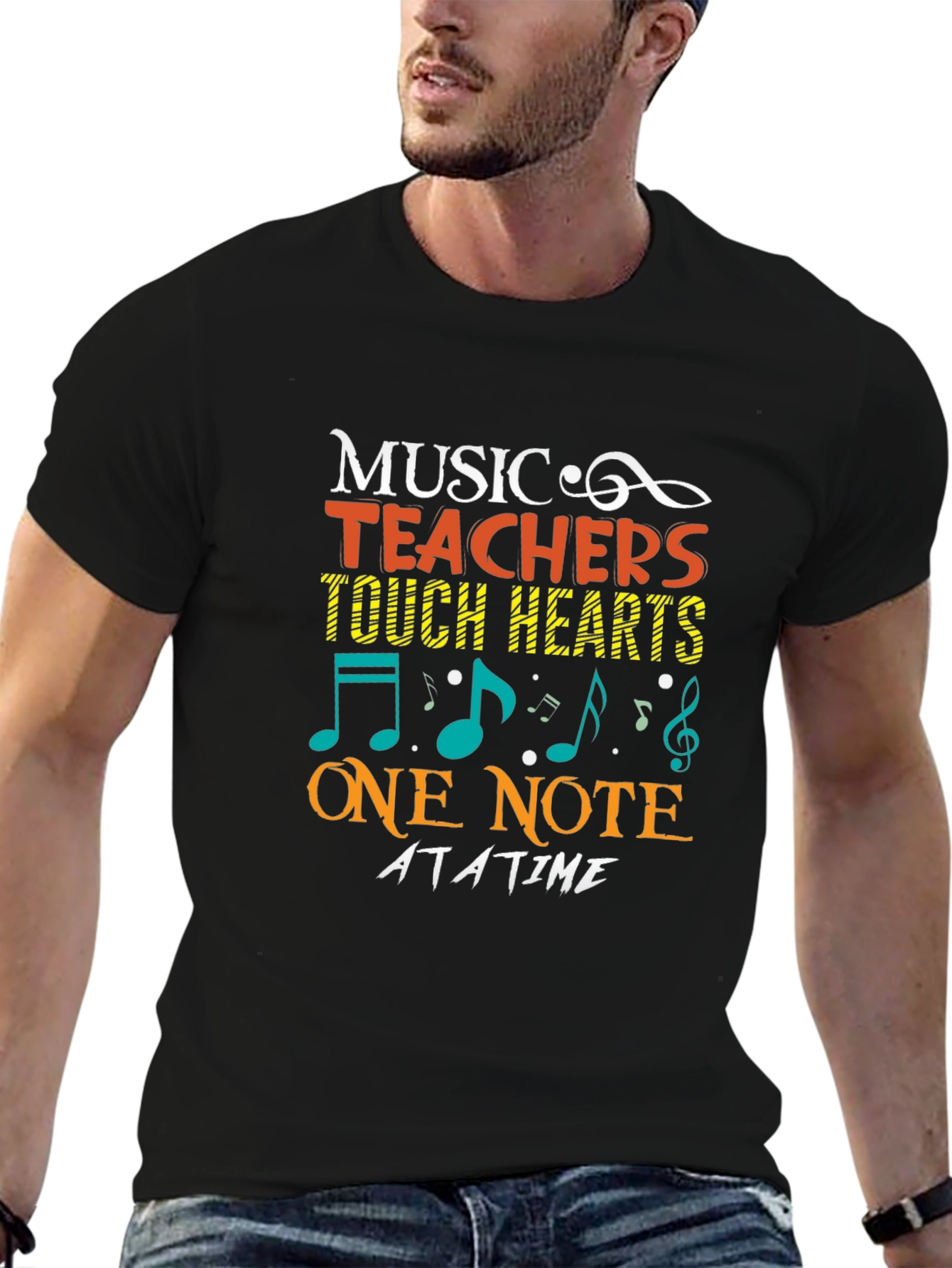 Music Teachers Touch Hearts T-Shirt