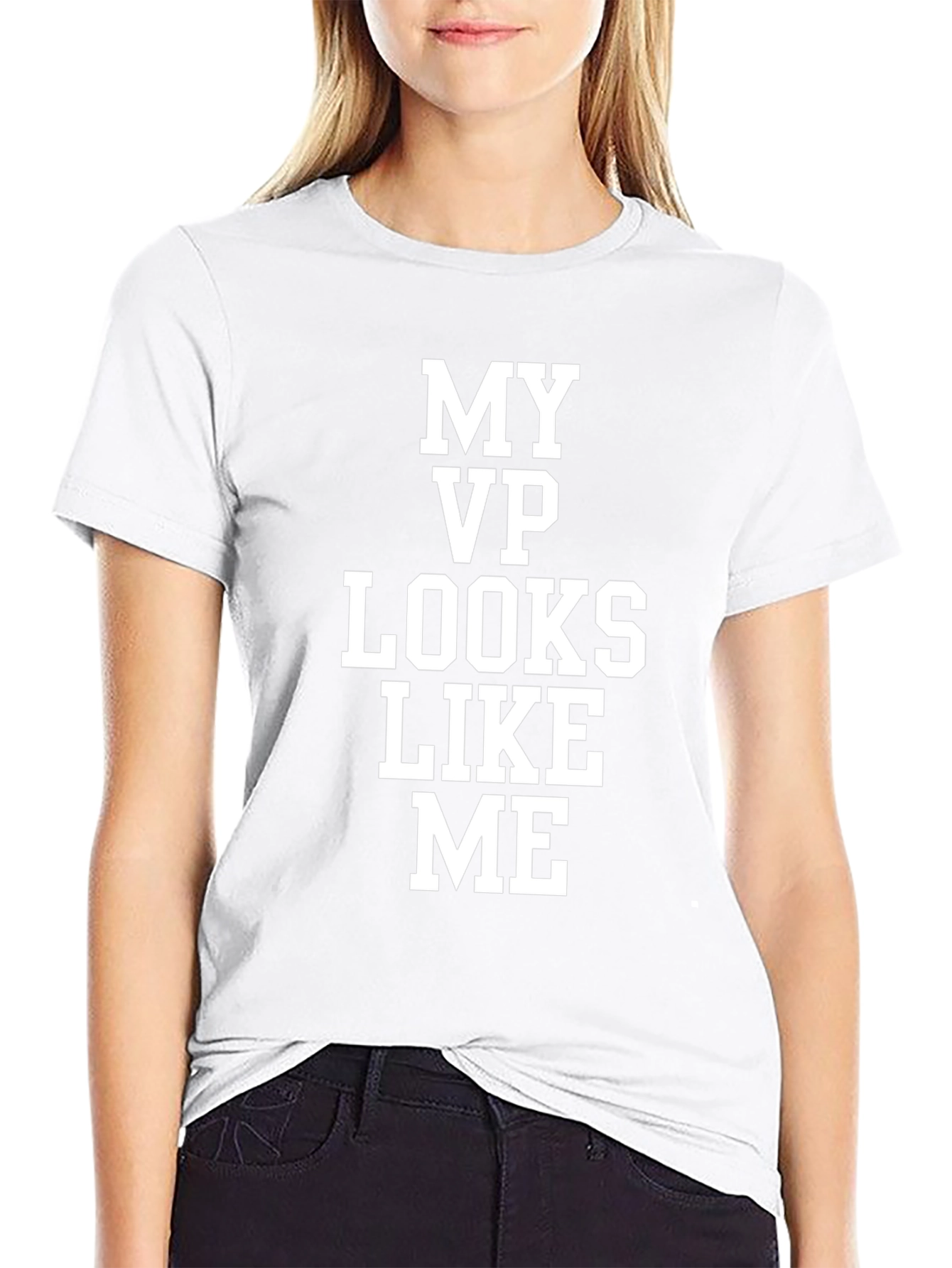 My VP Looks Like Me T-Shirt Black Cotton
