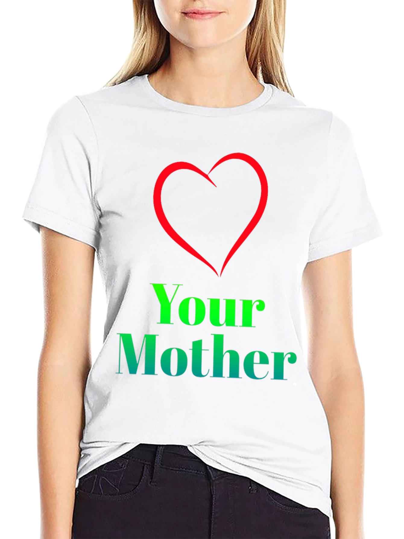I Heart Your Mother T-Shirt - Novelty Graphic Tee