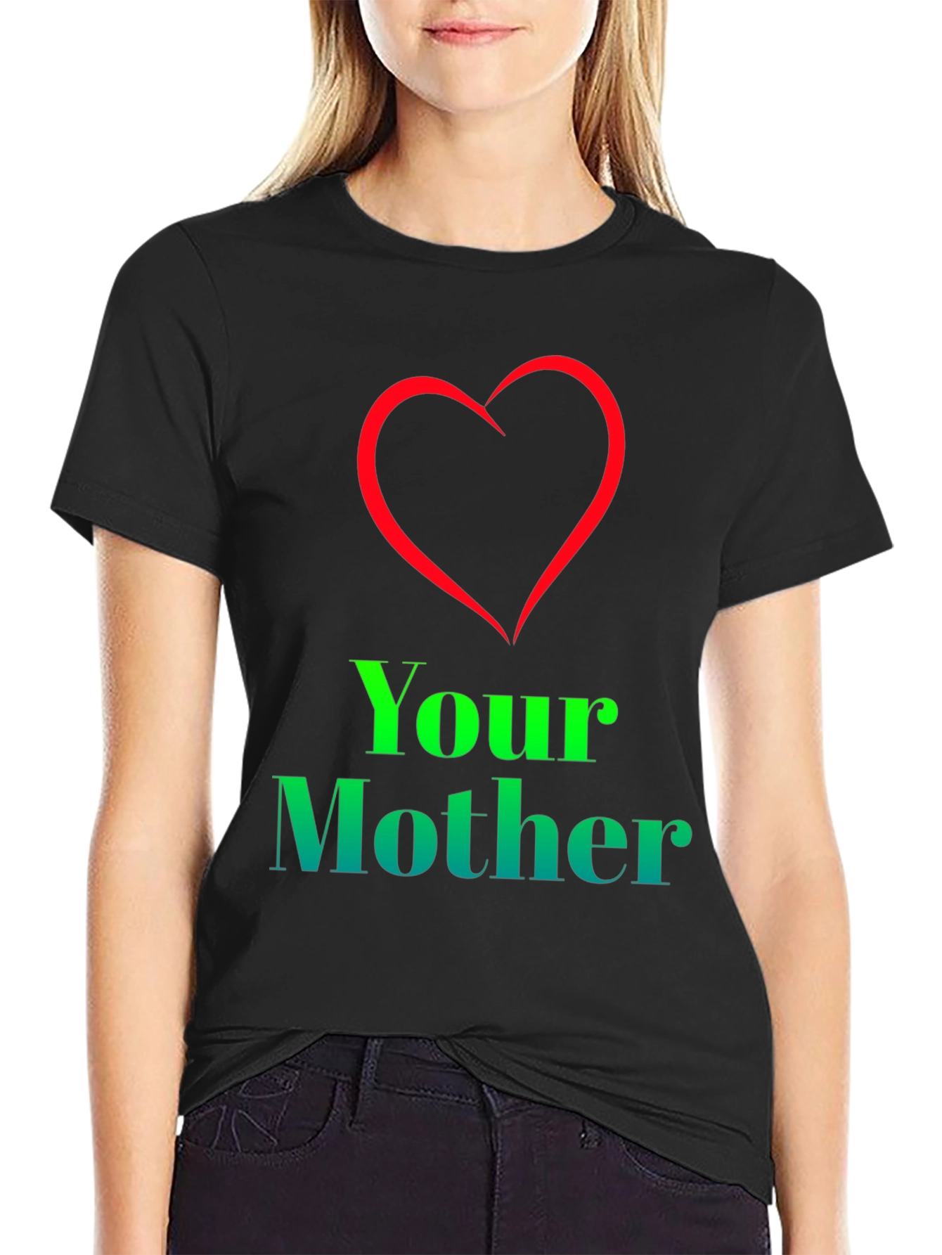 I Heart Your Mother T-Shirt - Novelty Graphic Tee