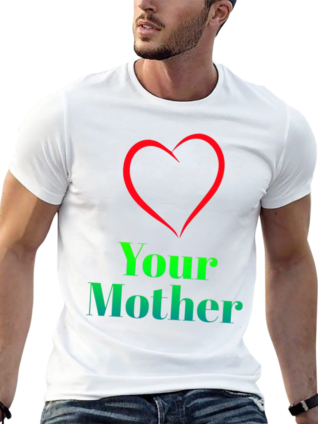 I Heart Your Mother T-Shirt - Novelty Graphic Tee