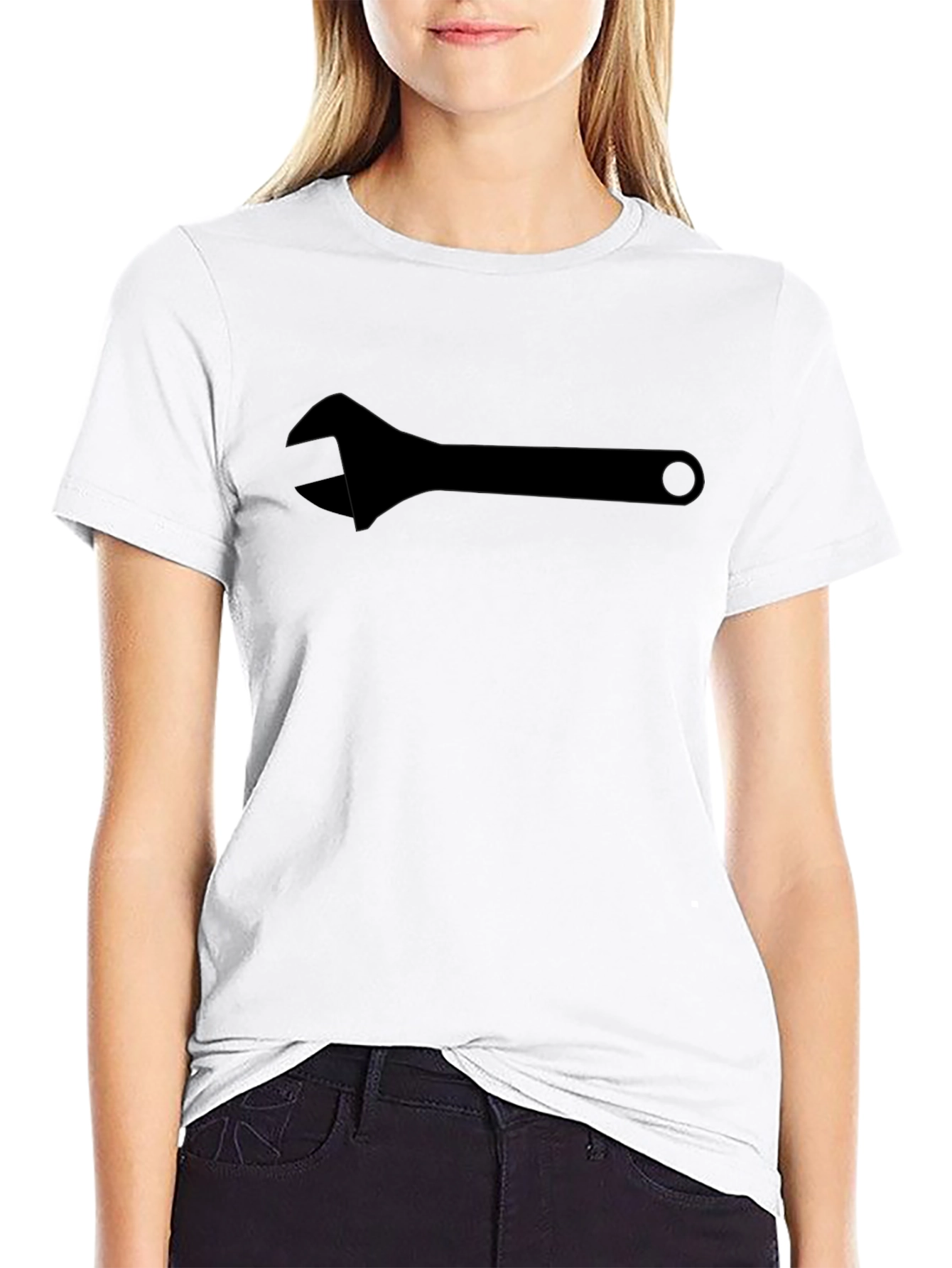 Adjustable Wrench Graphic Tee - Black