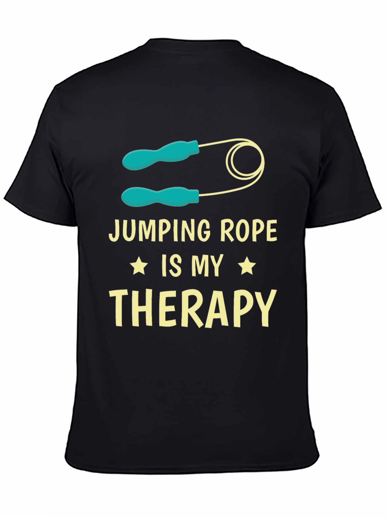 Jumping Rope Therapy T-Shirt - Fitness Workout Tee