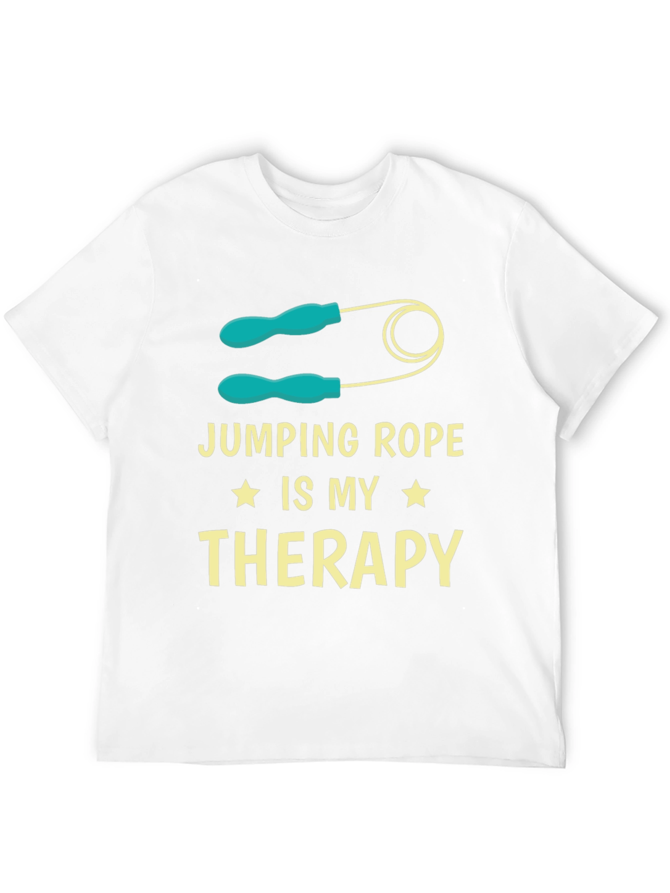 Jumping Rope Therapy T-Shirt - Fitness Workout Tee