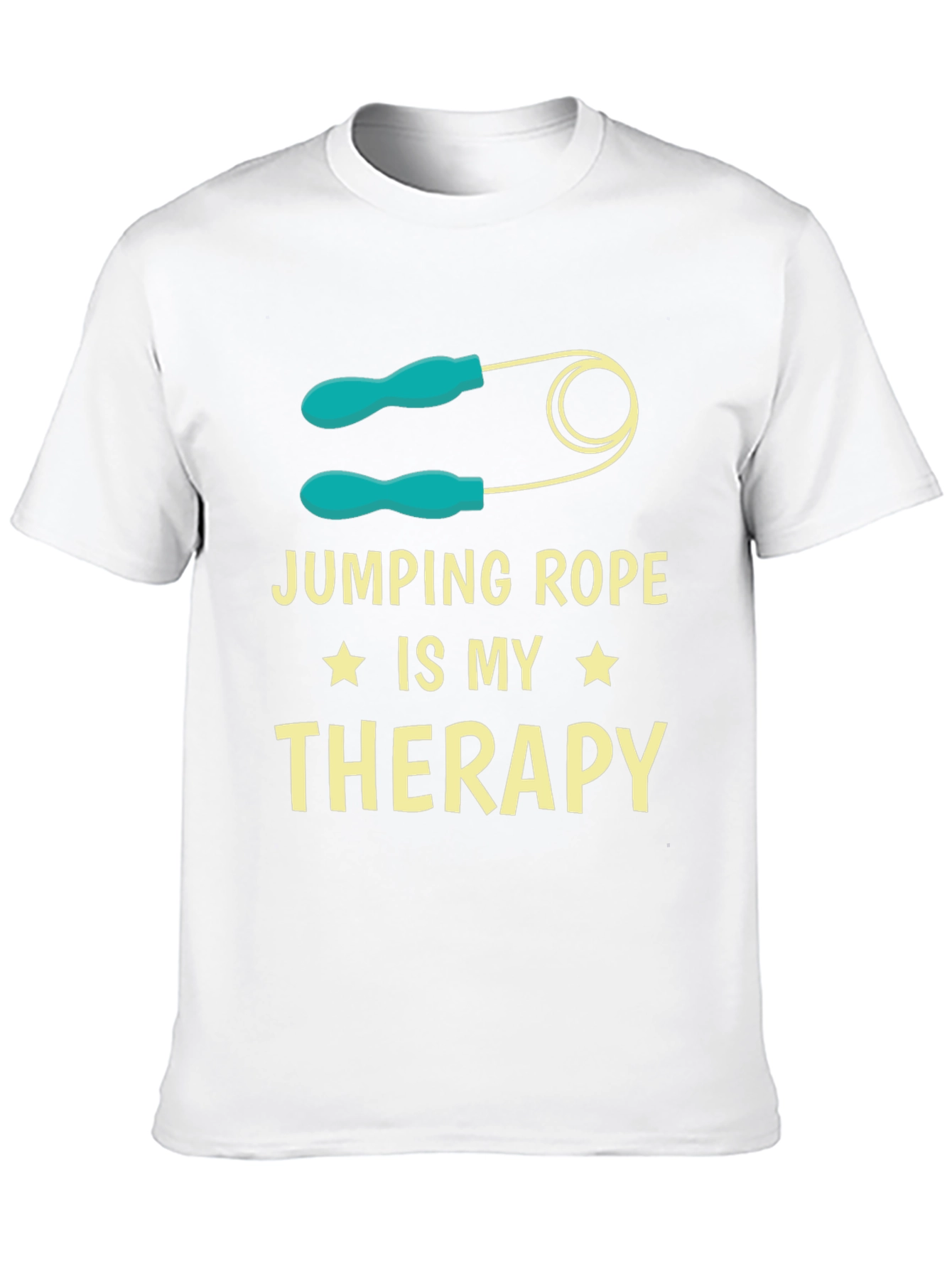 Jumping Rope Therapy T-Shirt - Fitness Workout Tee