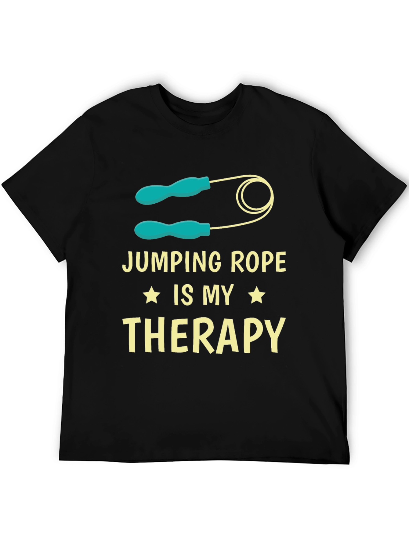 Jumping Rope Therapy T-Shirt - Fitness Workout Tee