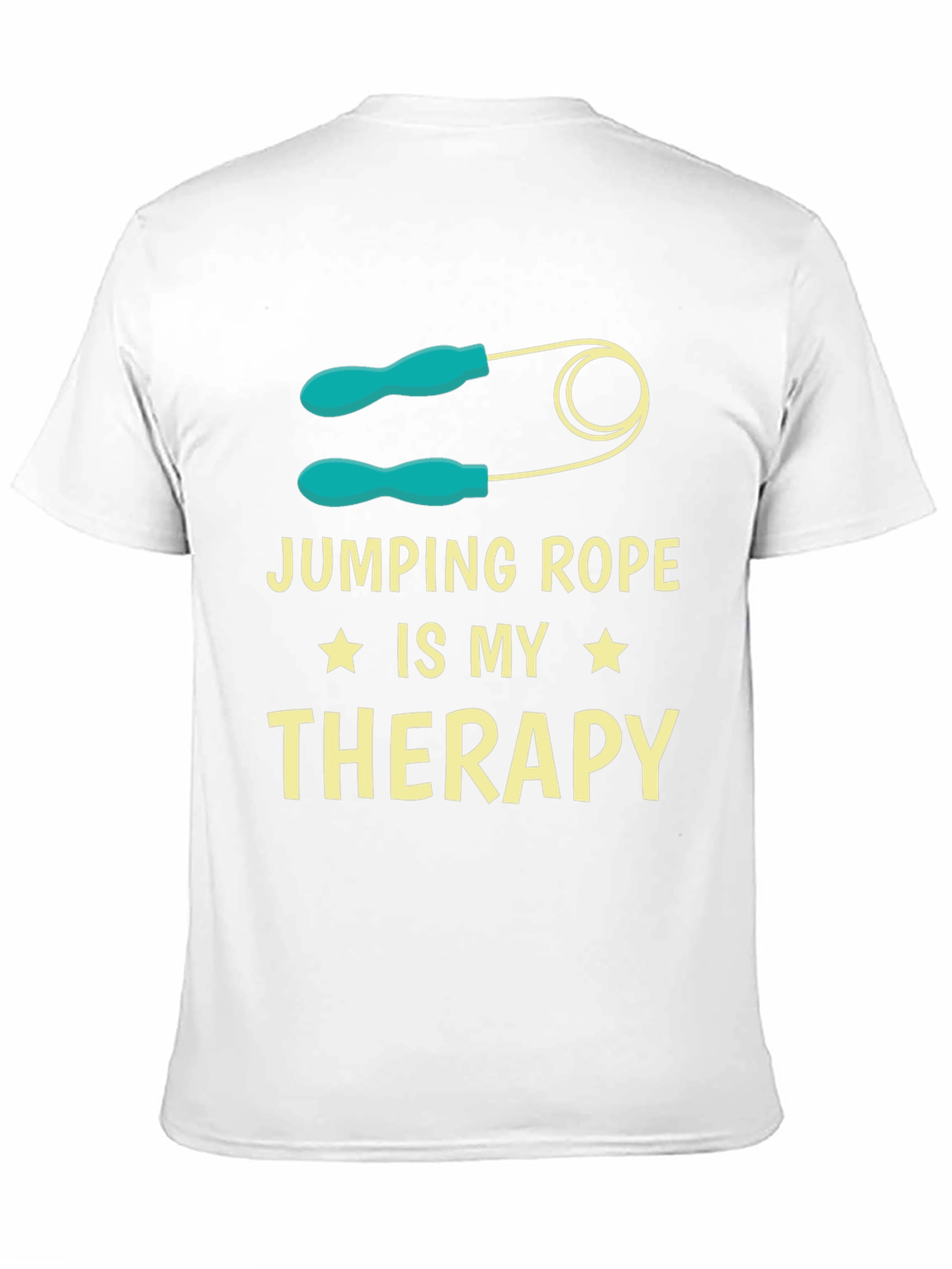 Jumping Rope Therapy T-Shirt - Fitness Workout Tee