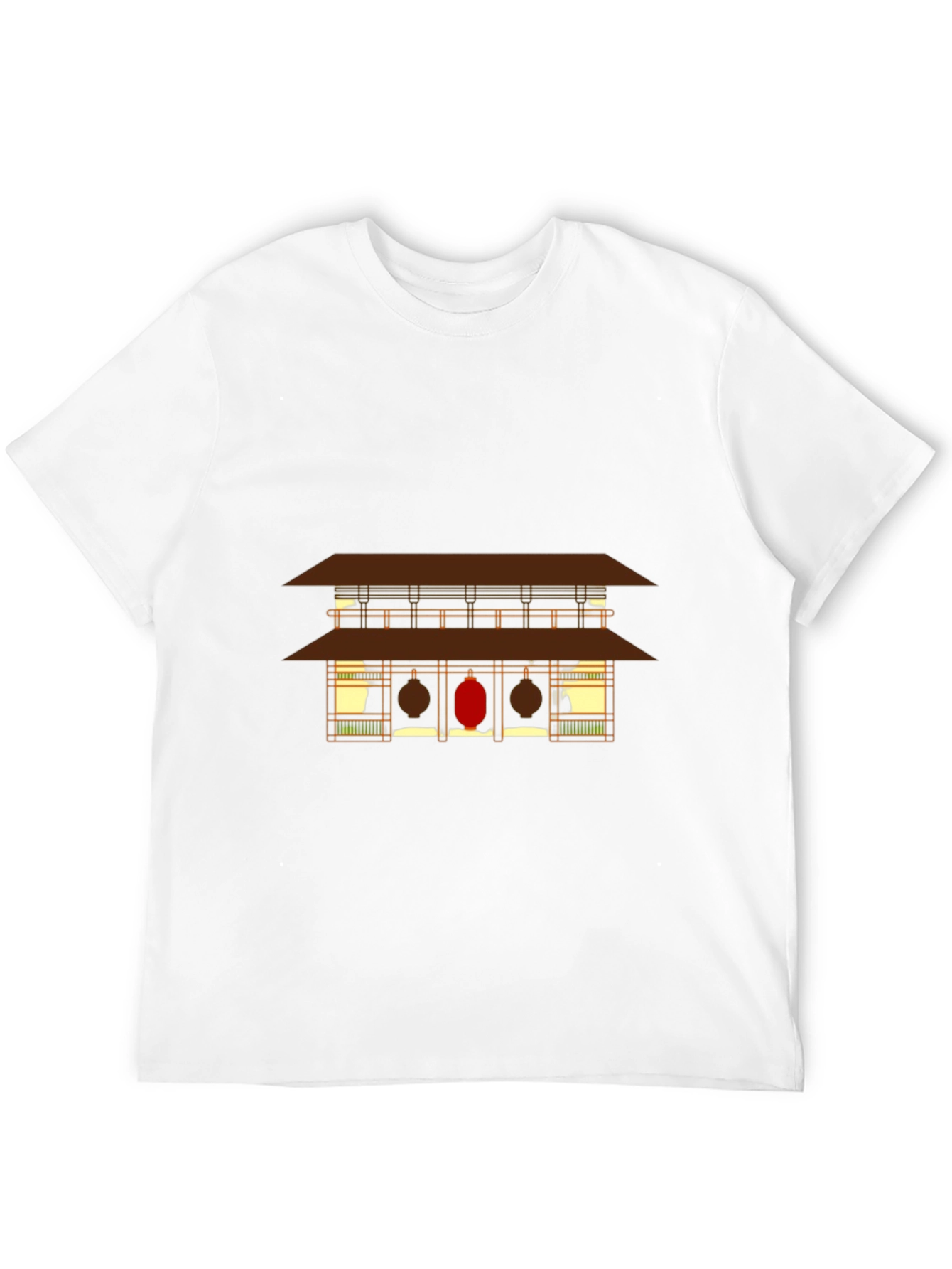 Japanese Building T-Shirt - Stylish Graphic Tee