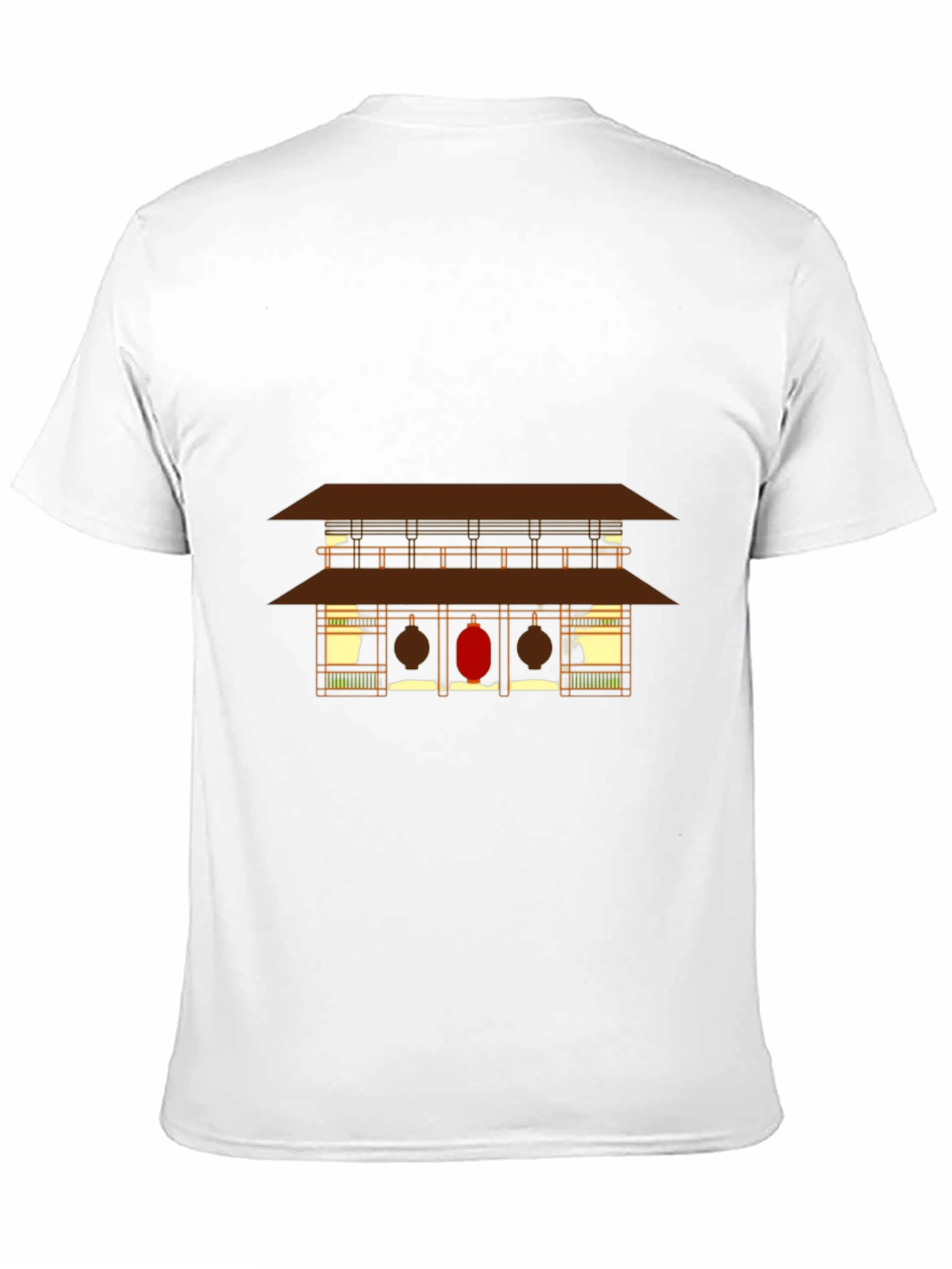 Japanese Building T-Shirt - Stylish Graphic Tee