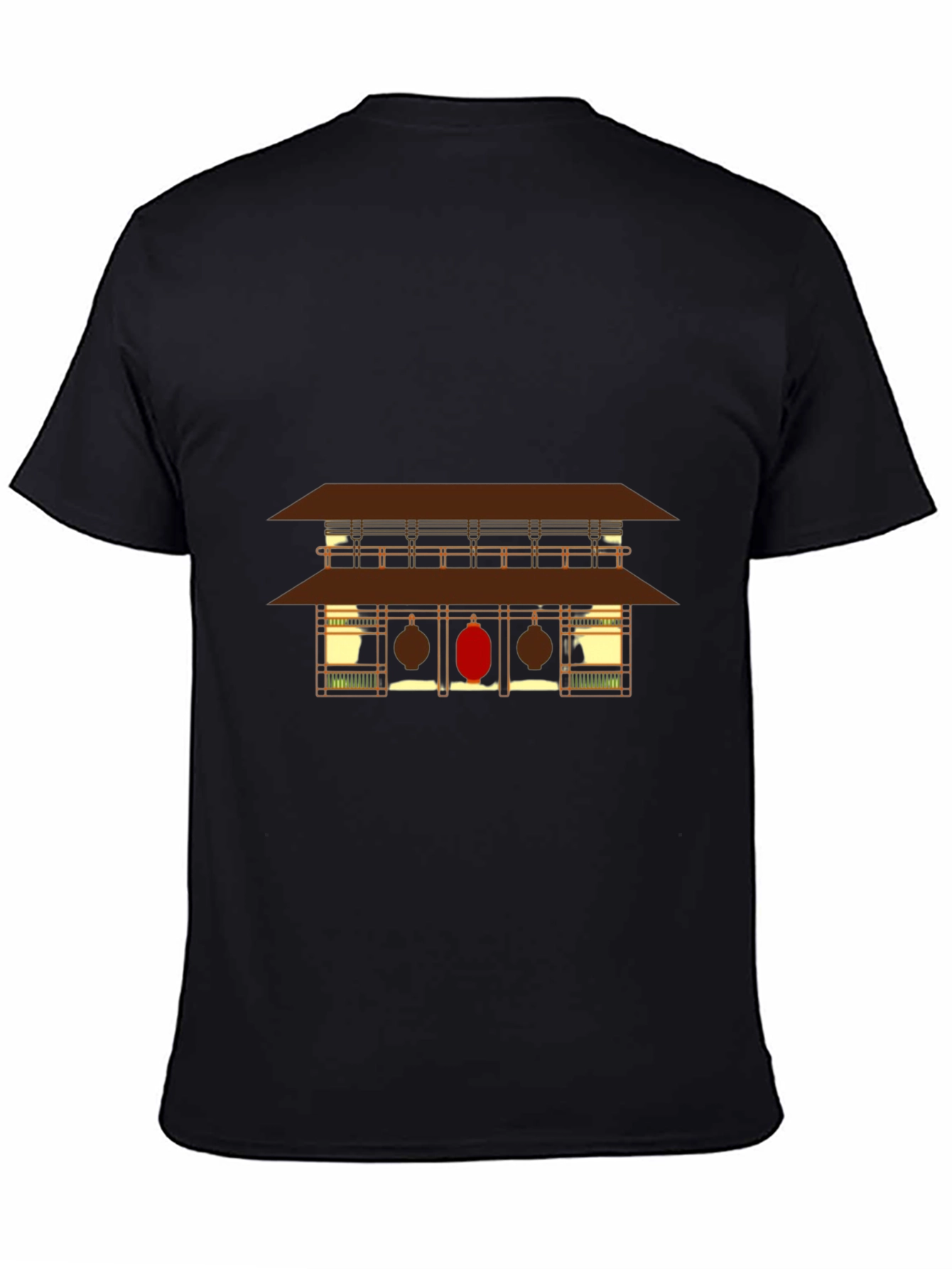 Japanese Building T-Shirt - Stylish Graphic Tee