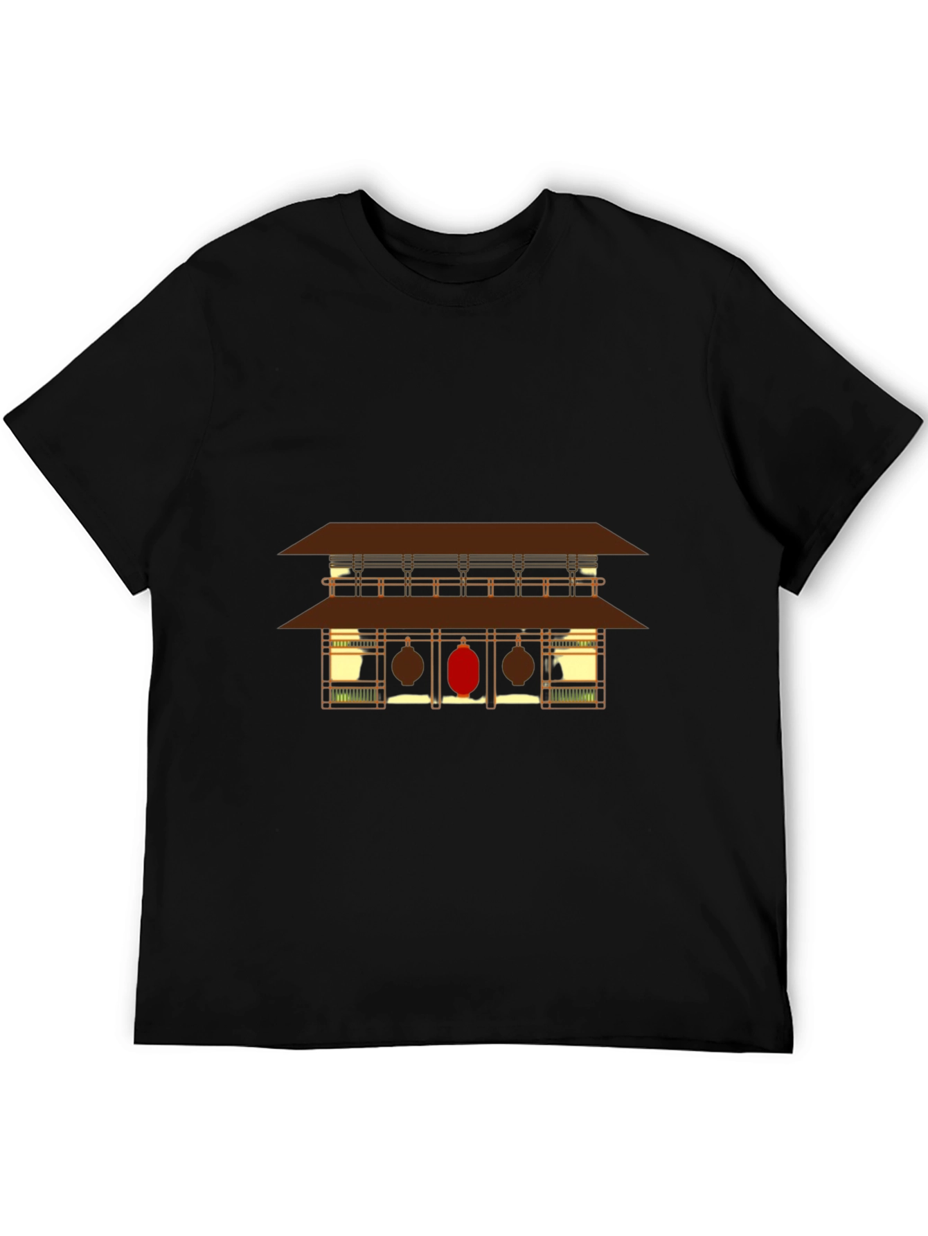 Japanese Building T-Shirt - Stylish Graphic Tee