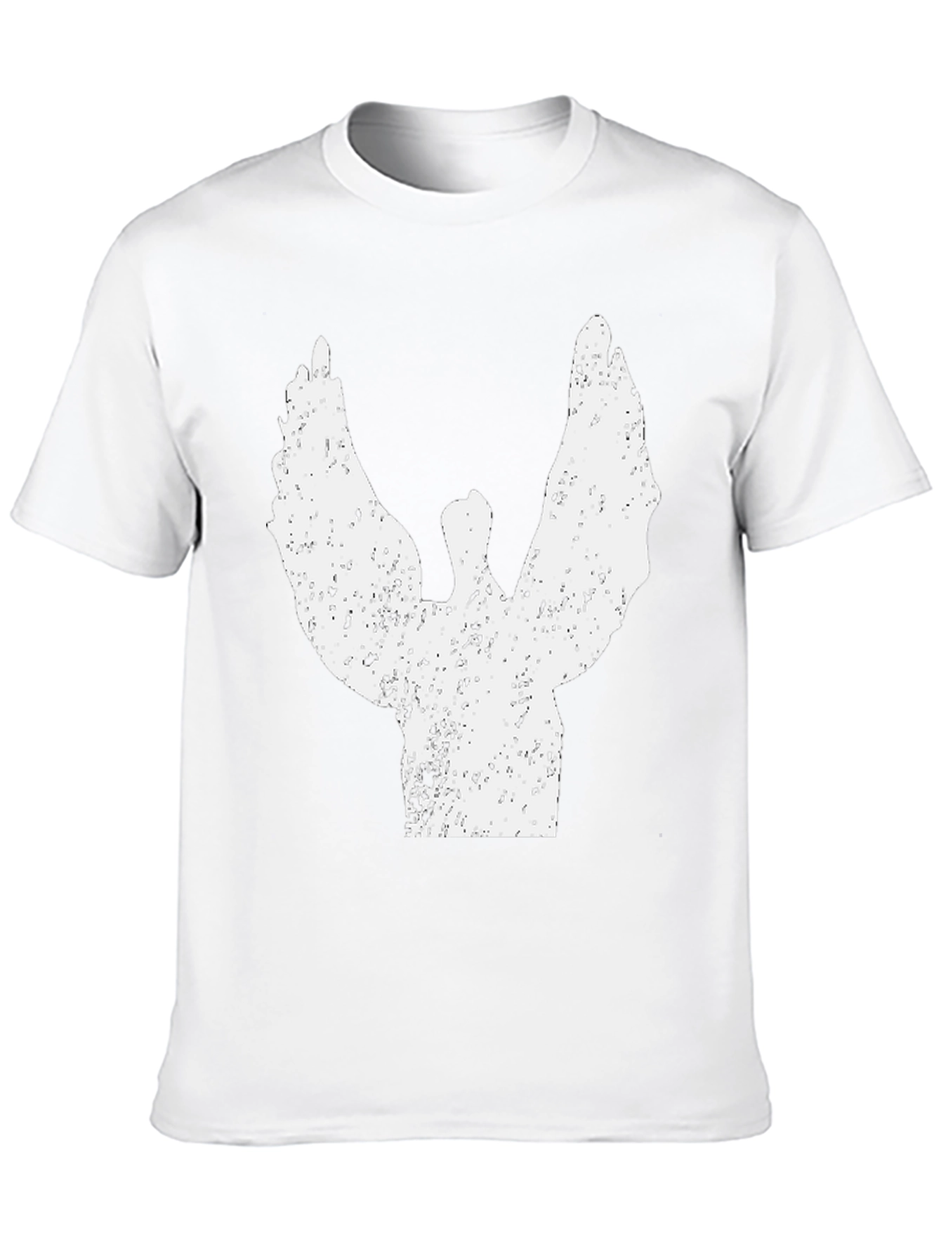 Angel Wings Graphic T-Shirt - Stylish Black Tee