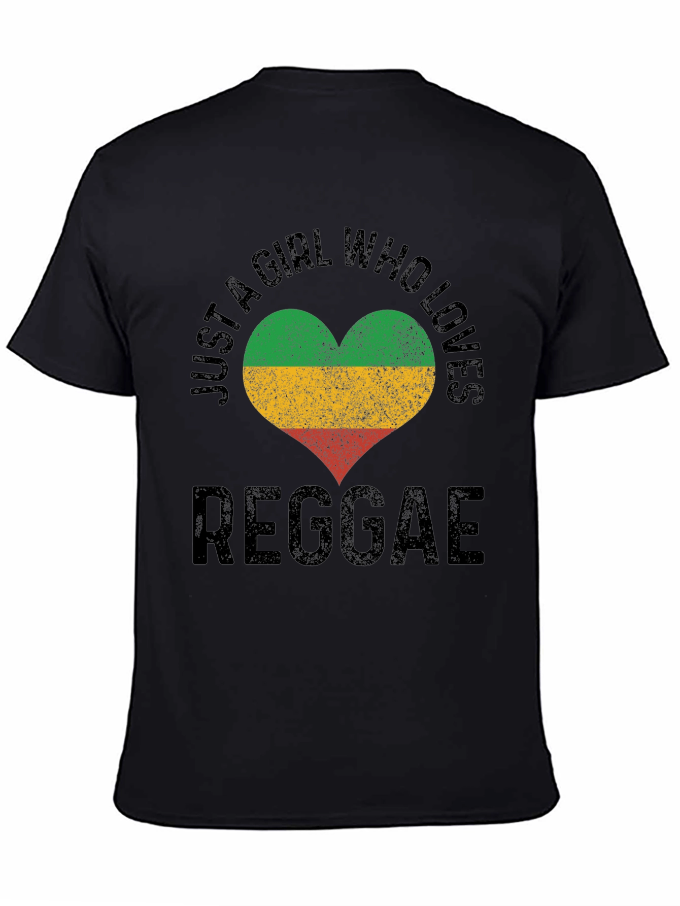 Reggae Lover Heart T-Shirt