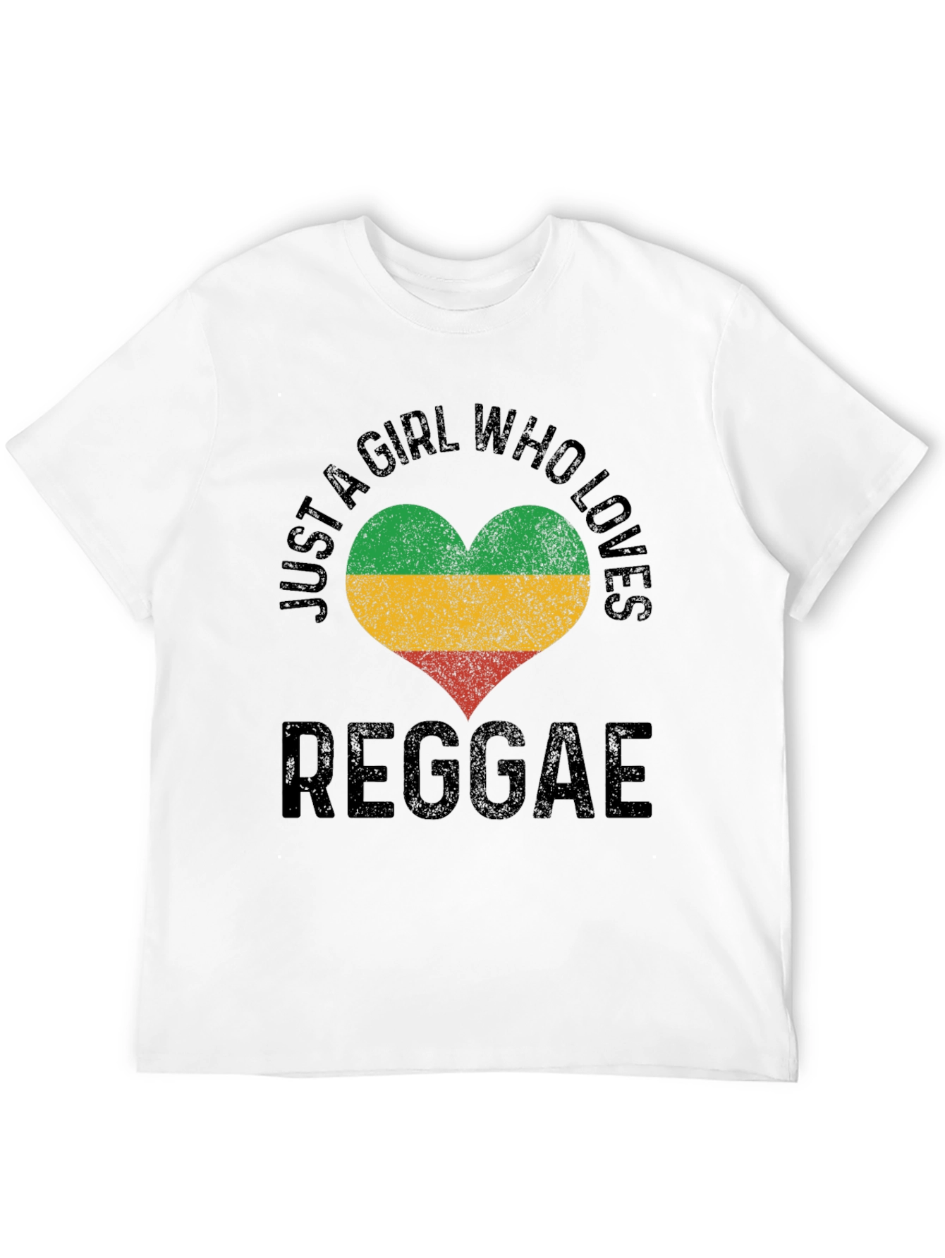 Reggae Lover Heart T-Shirt