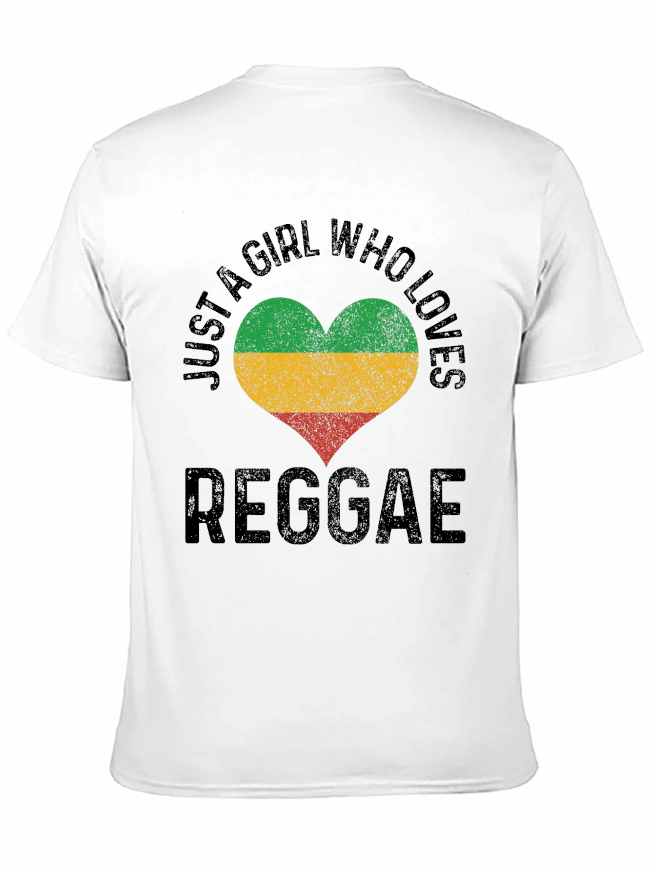 Reggae Lover Heart T-Shirt