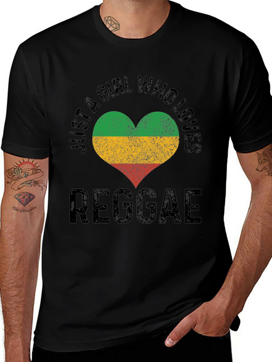 Reggae Lover Heart T-Shirt