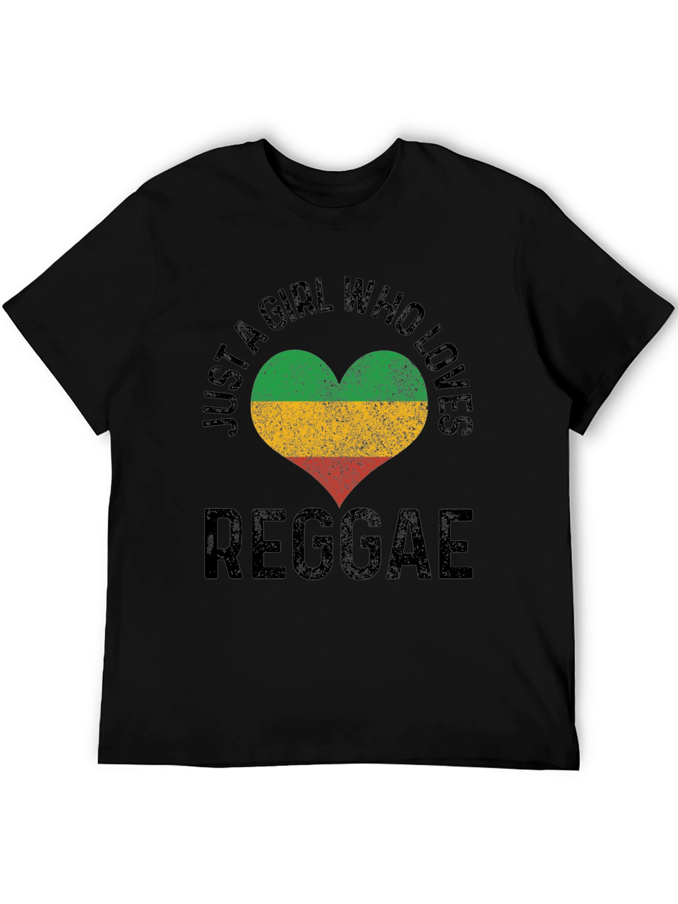 Reggae Lover Heart T-Shirt