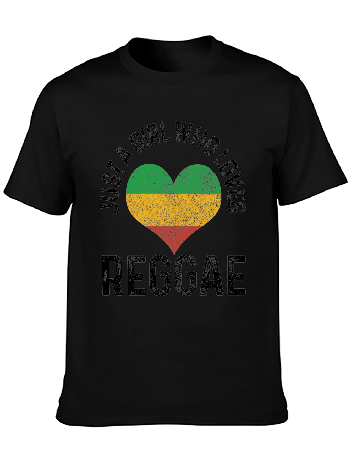 Reggae Lover Heart T-Shirt