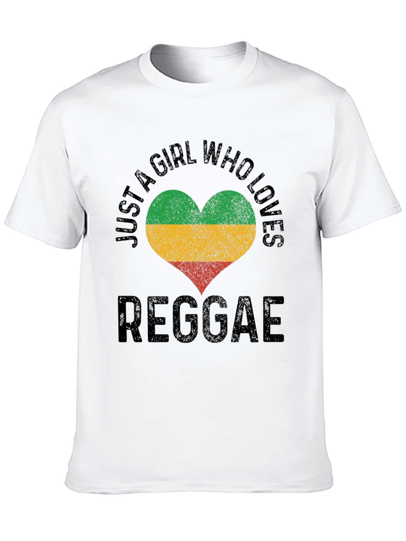 Reggae Lover Heart T-Shirt