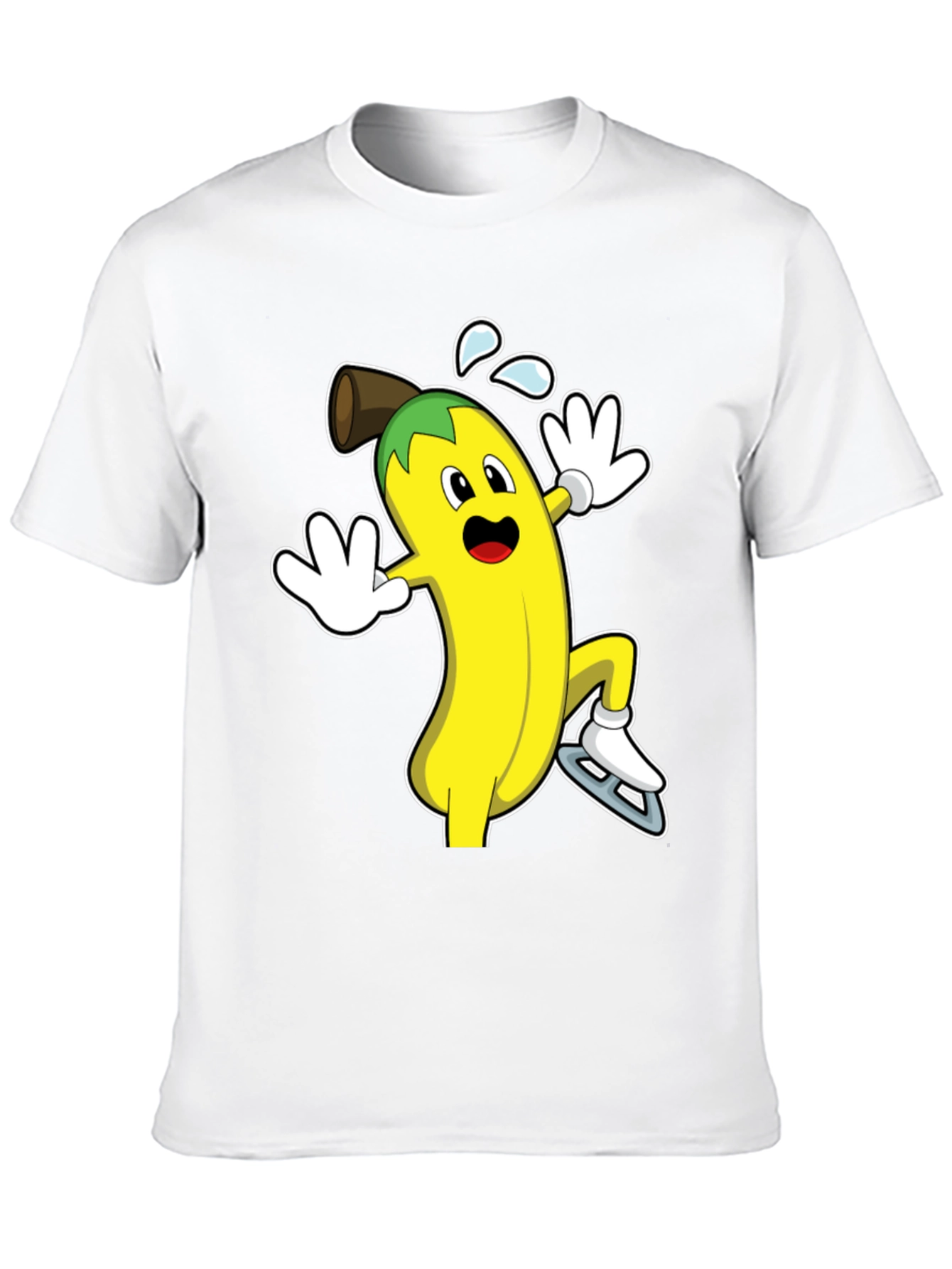 Banana Ice Skating T-Shirt - Fun & Unique Design