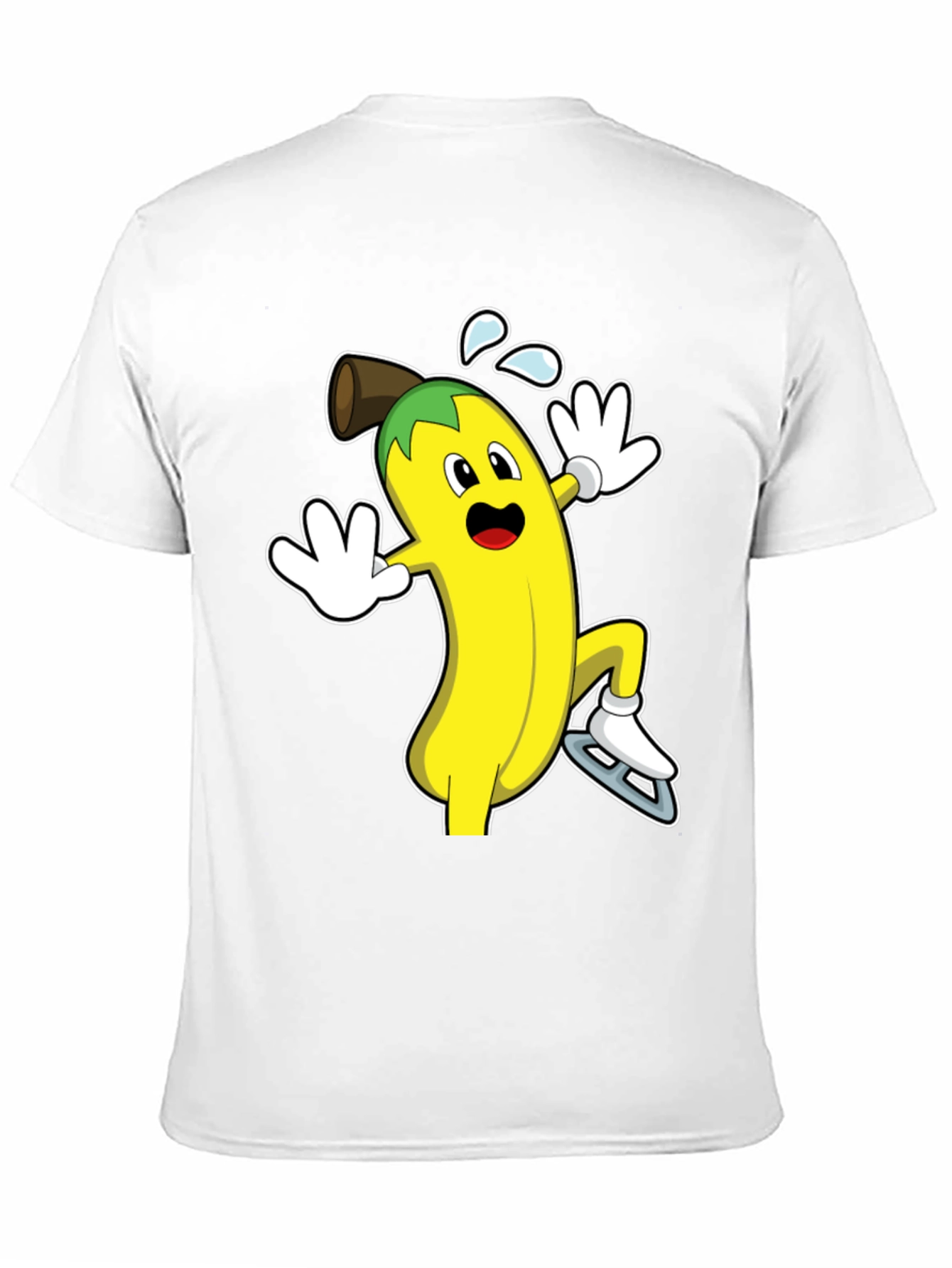 Banana Ice Skating T-Shirt - Fun & Unique Design