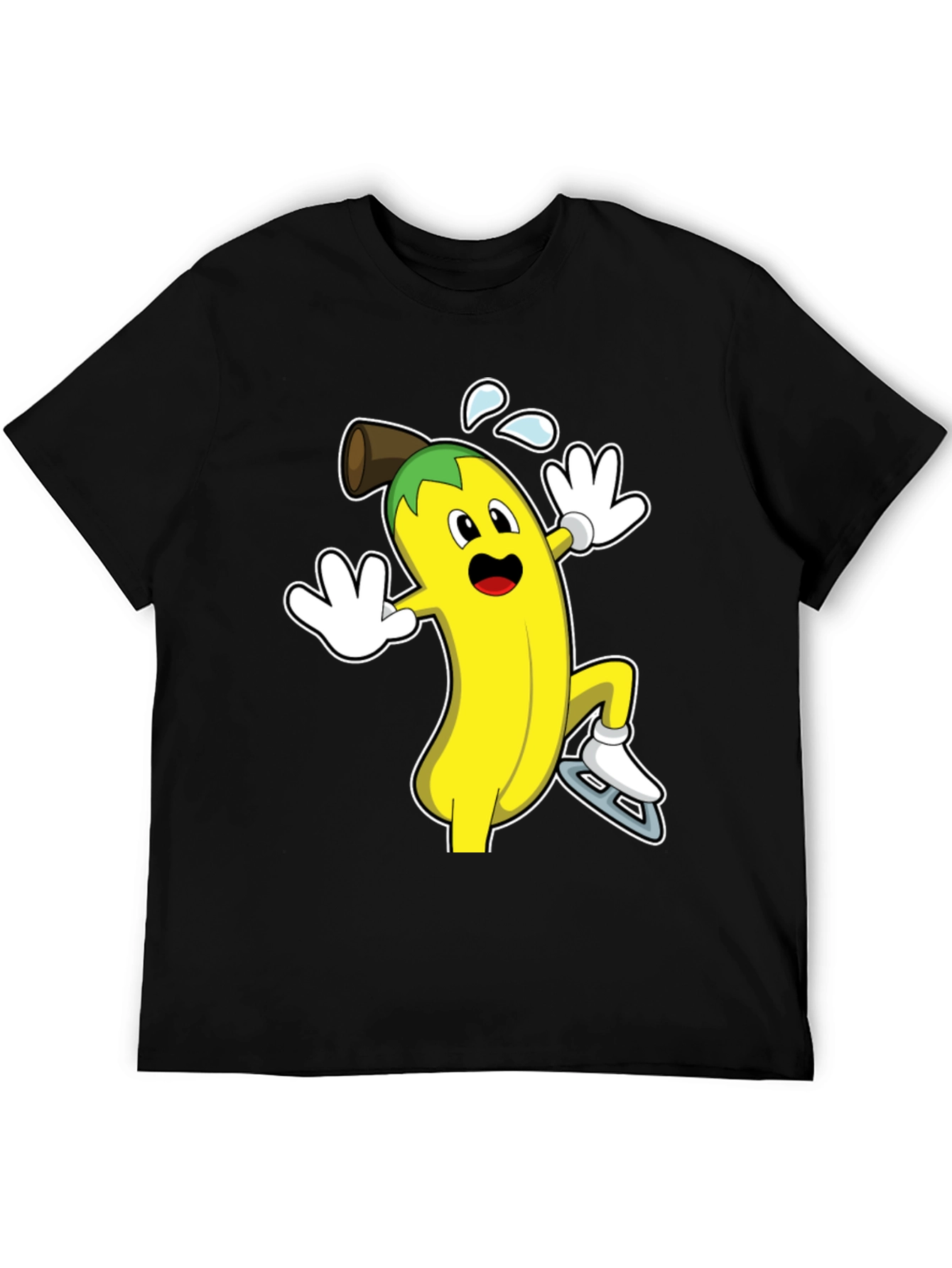 Banana Ice Skating T-Shirt - Fun & Unique Design