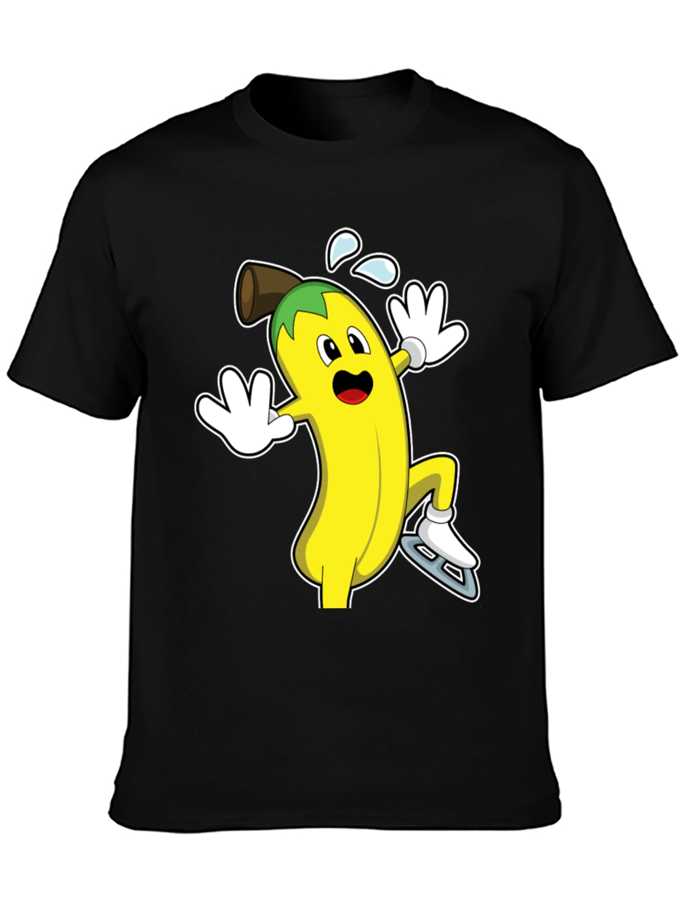 Banana Ice Skating T-Shirt - Fun & Unique Design