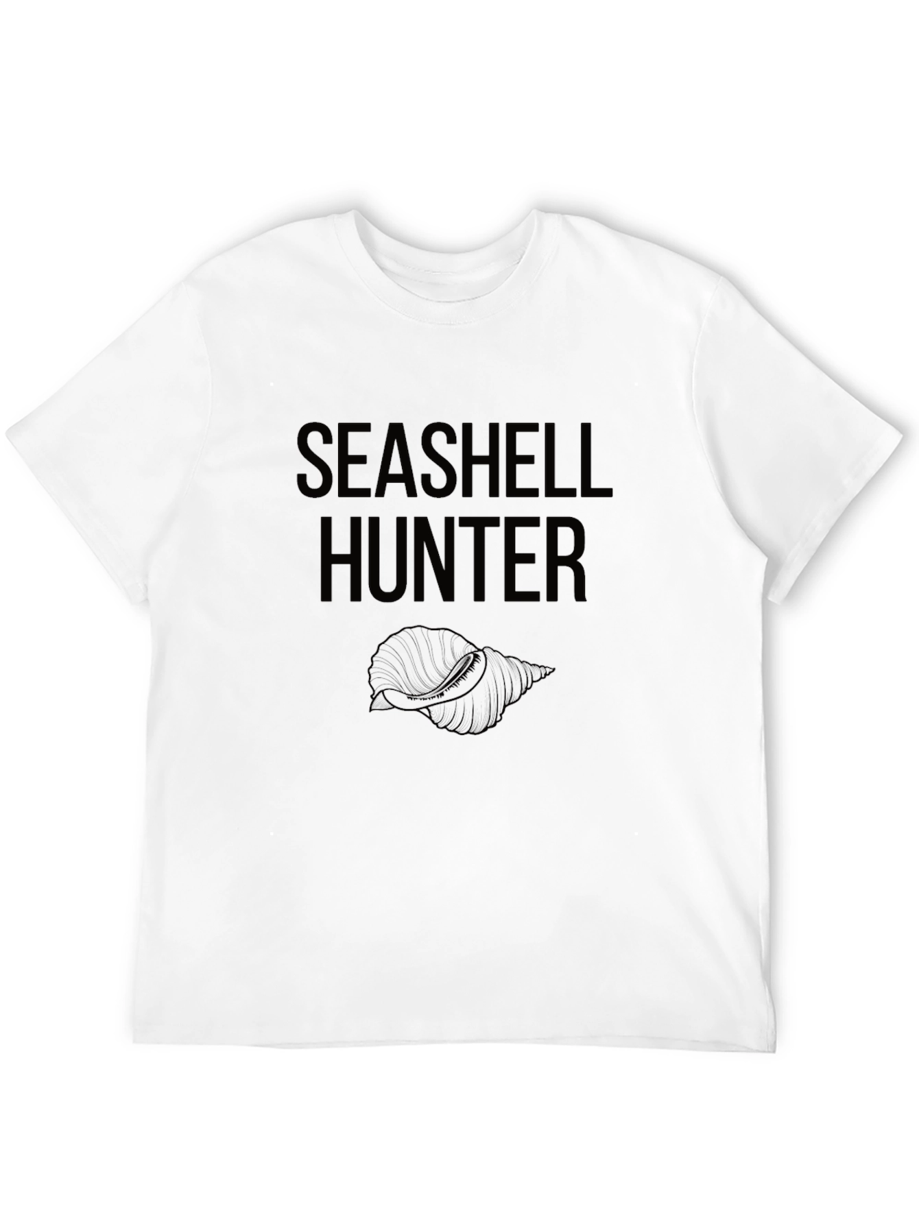 Seashell Hunter Graphic Tee - Coastal Style