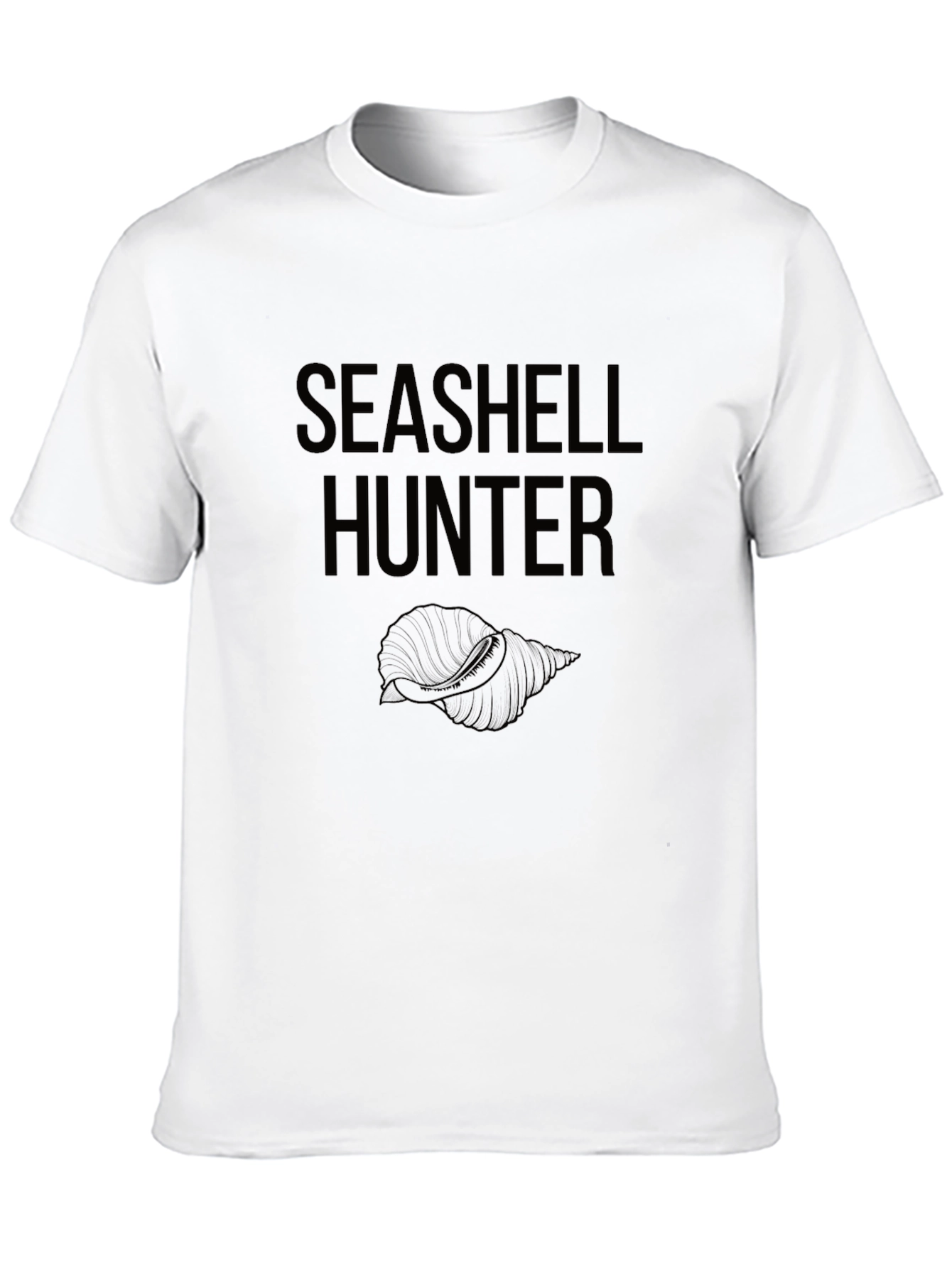 Seashell Hunter Graphic Tee - Coastal Style
