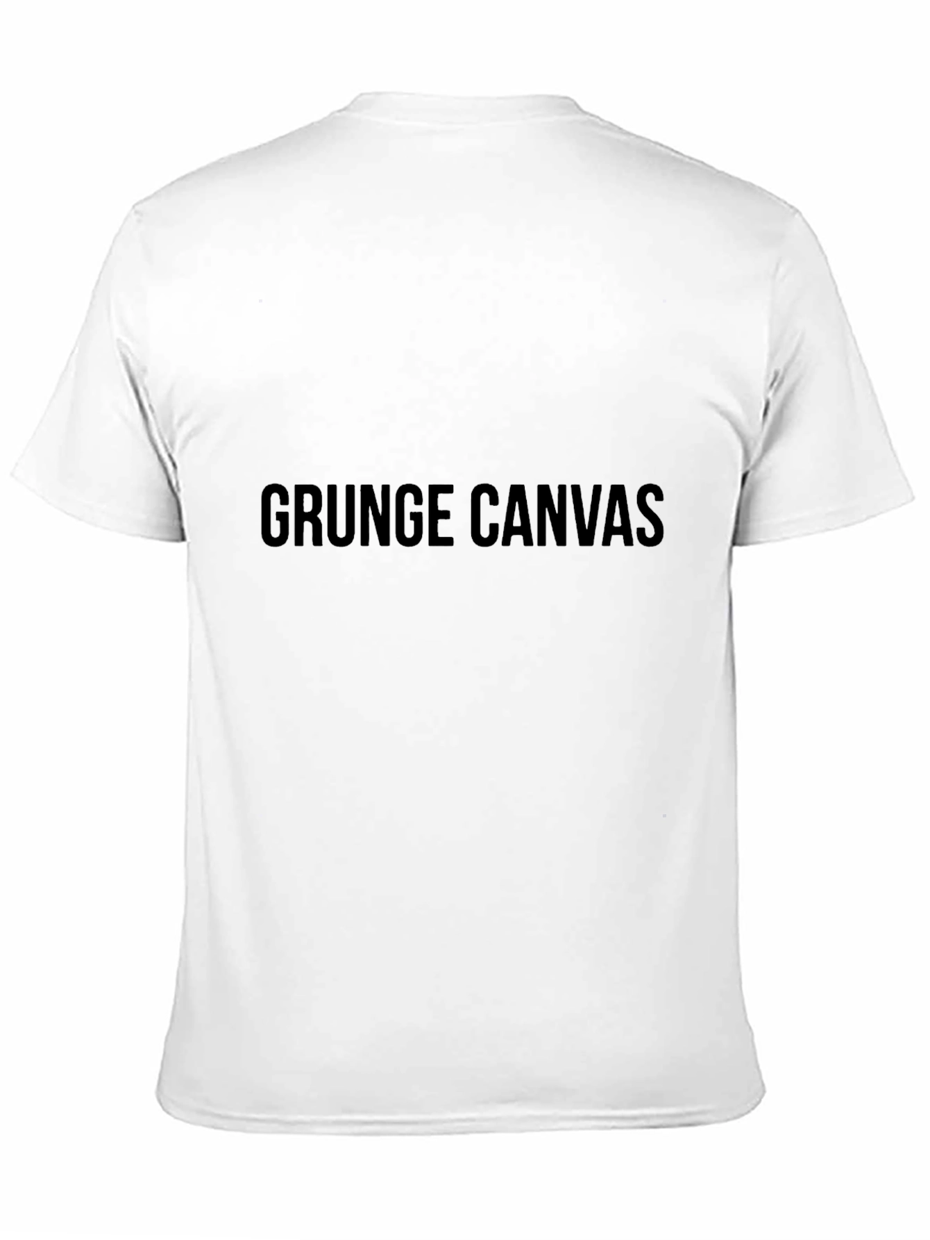 Grunge Canvas Black T-Shirt