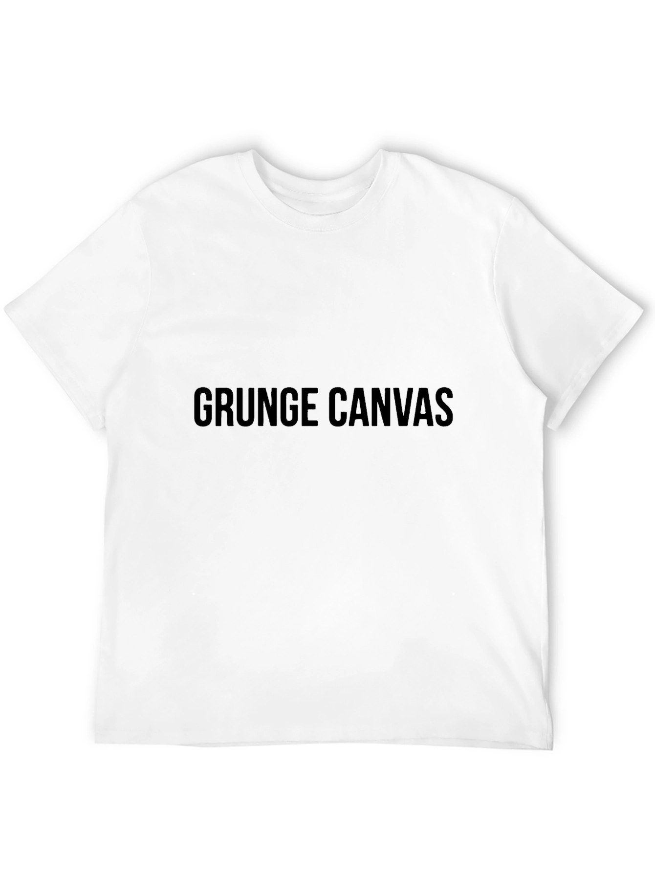 Grunge Canvas Black T-Shirt