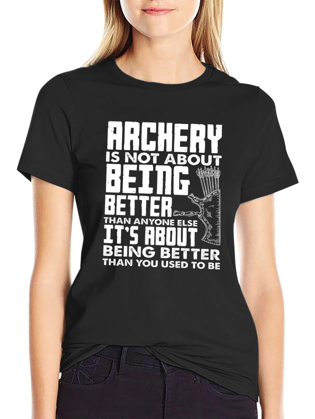 Archery Quote Graphic T-Shirt