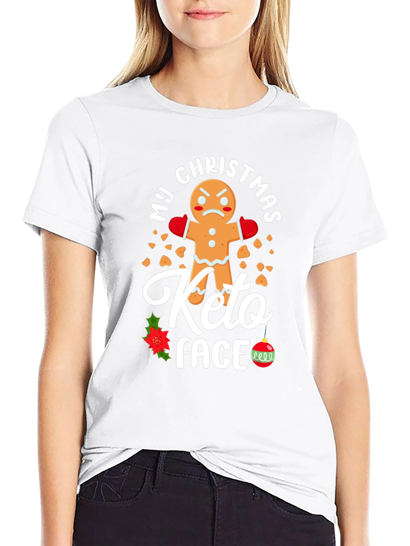 My Christmas Keto Face Gingerbread T-Shirt