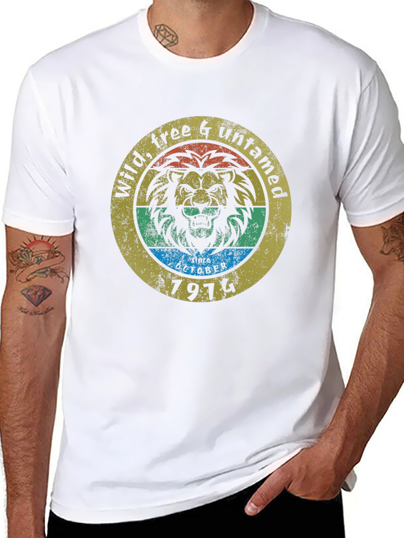 Wild Lion Graphic T-Shirt - Since October 1974