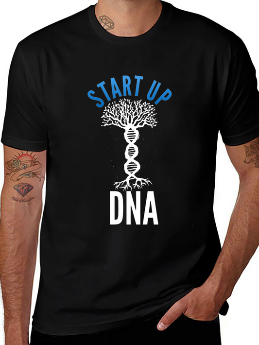 Start Up DNA Tree Graphic T-Shirt