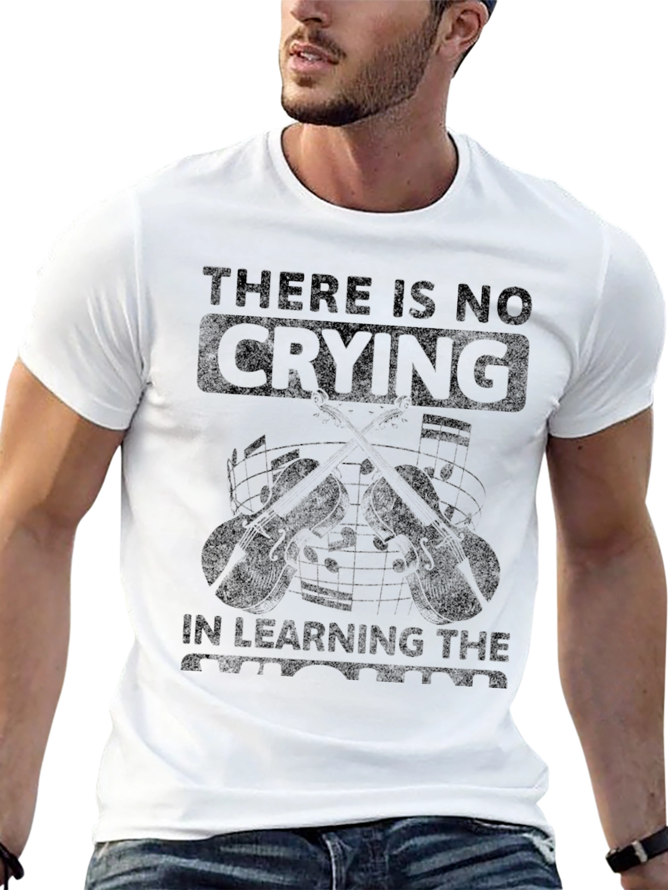 There is No Crying in Learning the Violin T-Shirt