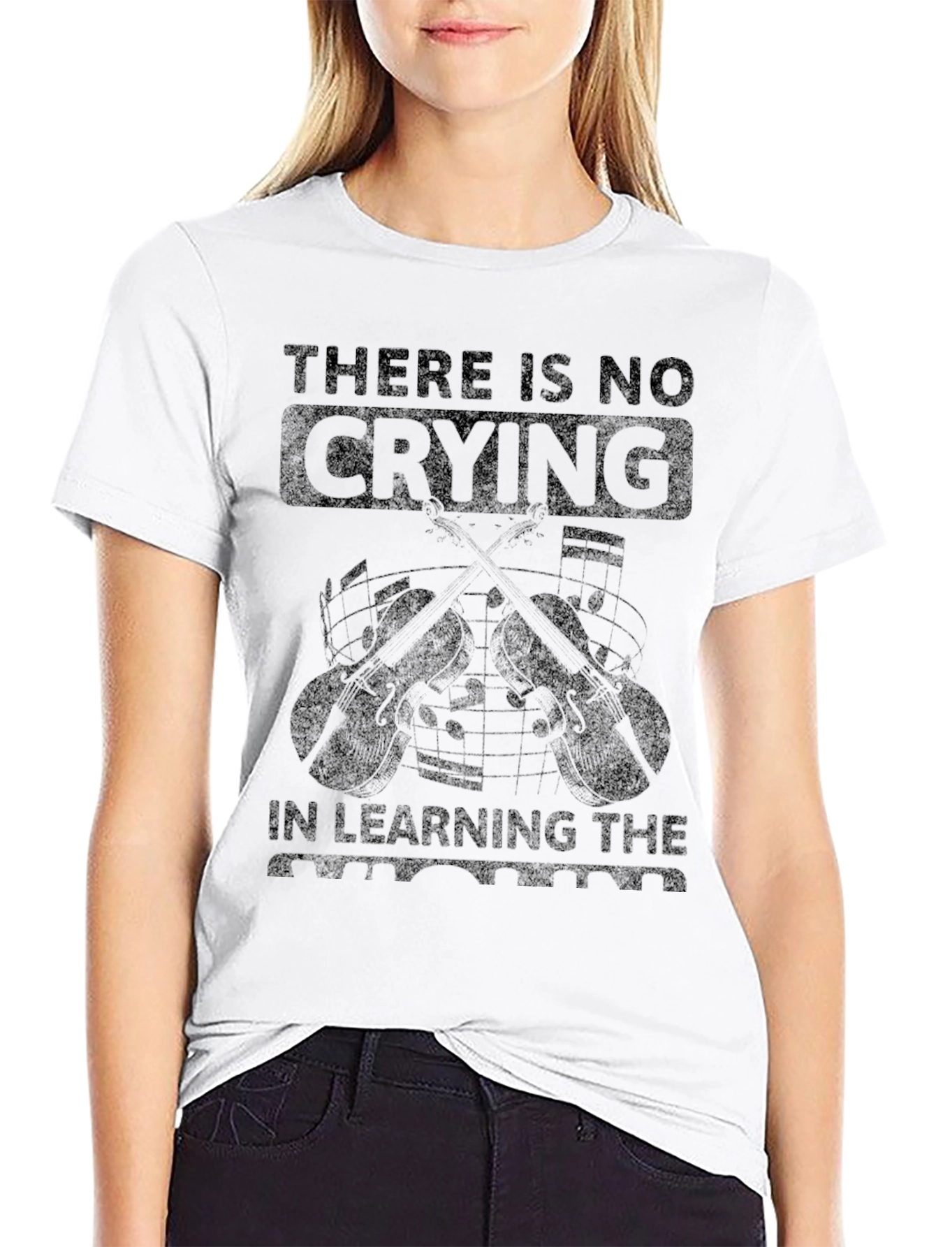 There is No Crying in Learning the Violin T-Shirt