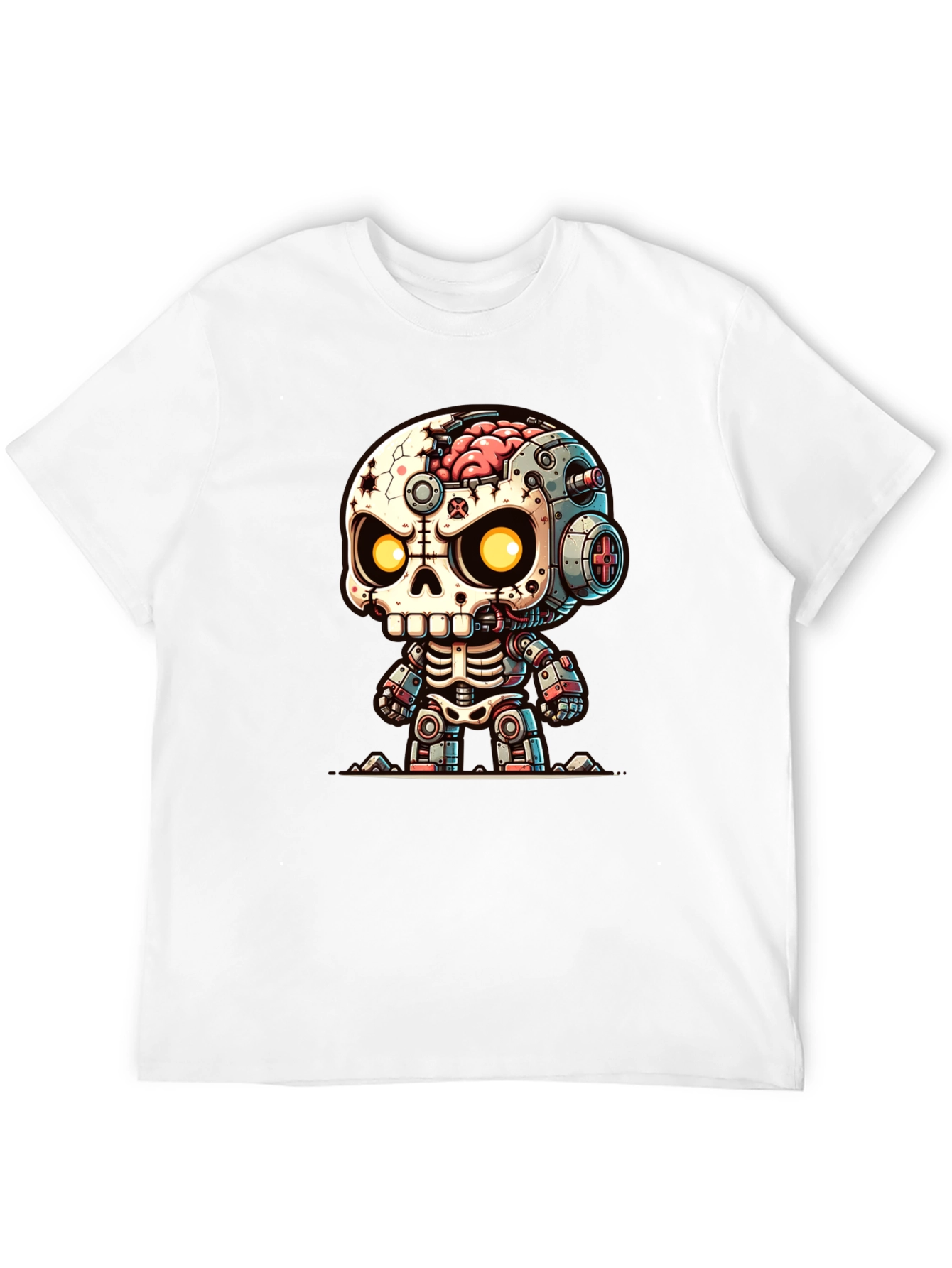 Robotic Zombie T-Shirt - Unique Graphic Tee