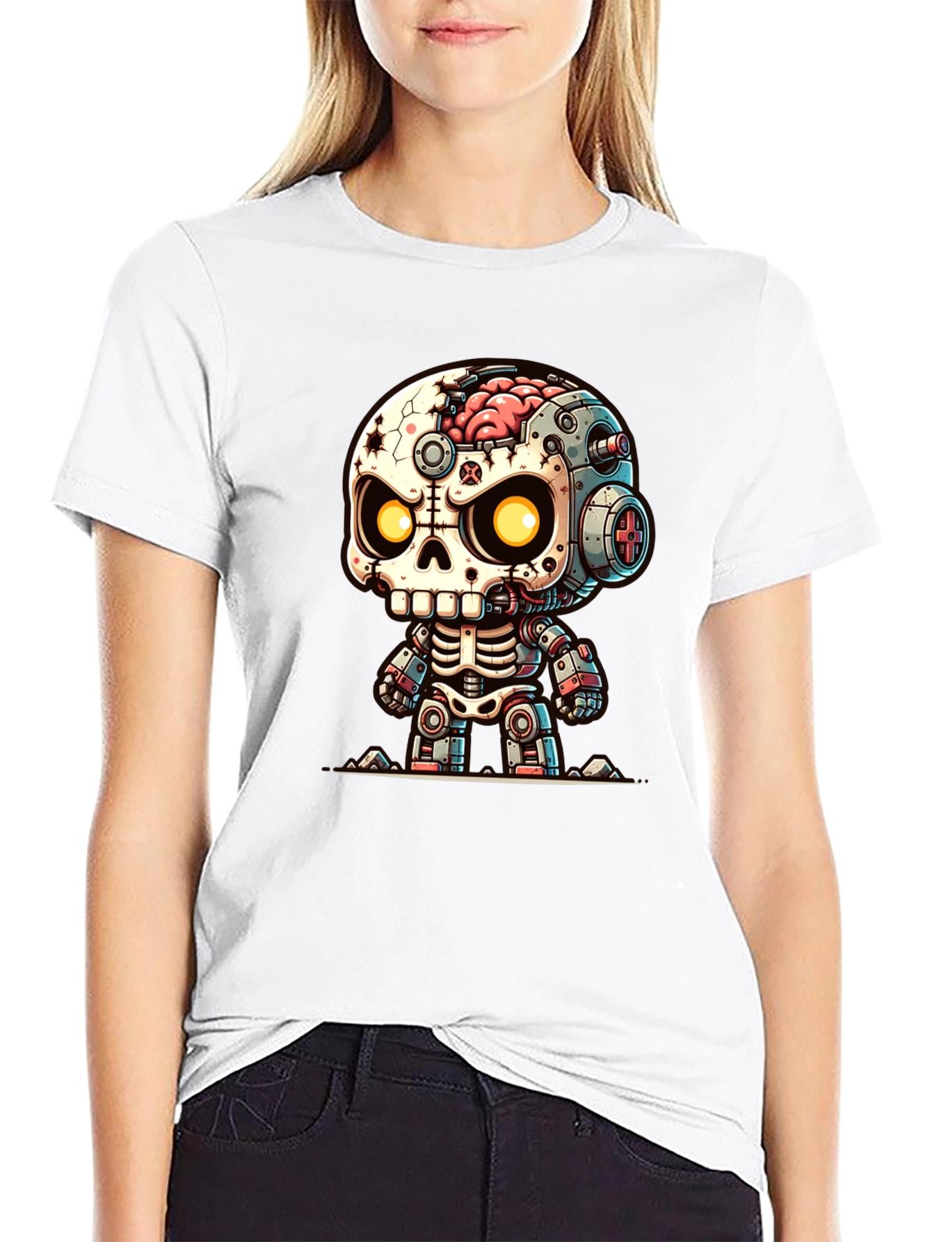 Robotic Zombie T-Shirt - Unique Graphic Tee