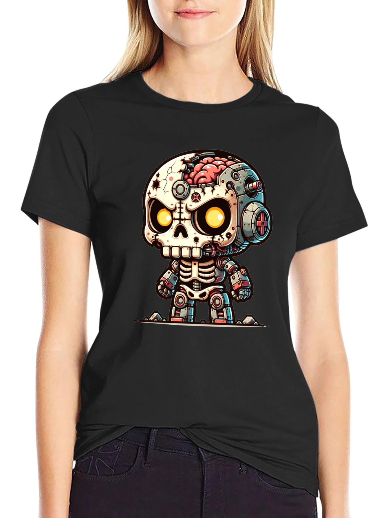 Robotic Zombie T-Shirt - Unique Graphic Tee