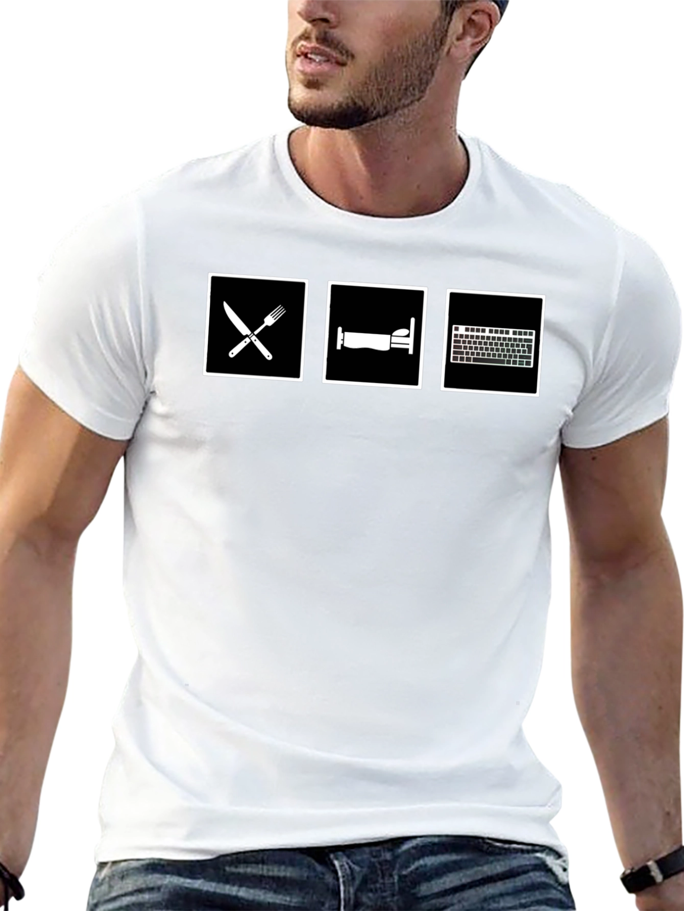 Eat Sleep Code T-Shirt - Gamer Programmer Tee