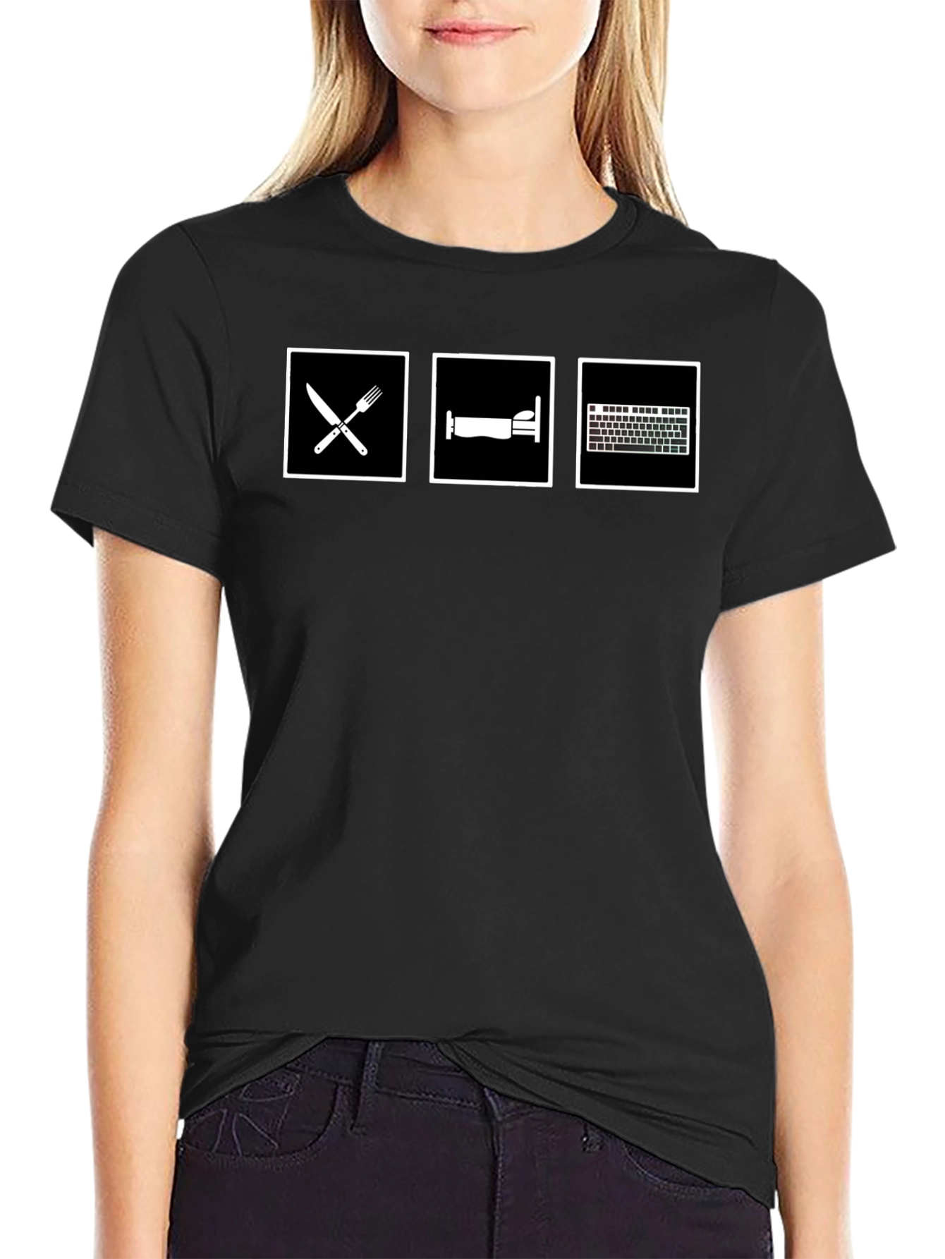 Eat Sleep Code T-Shirt - Gamer Programmer Tee