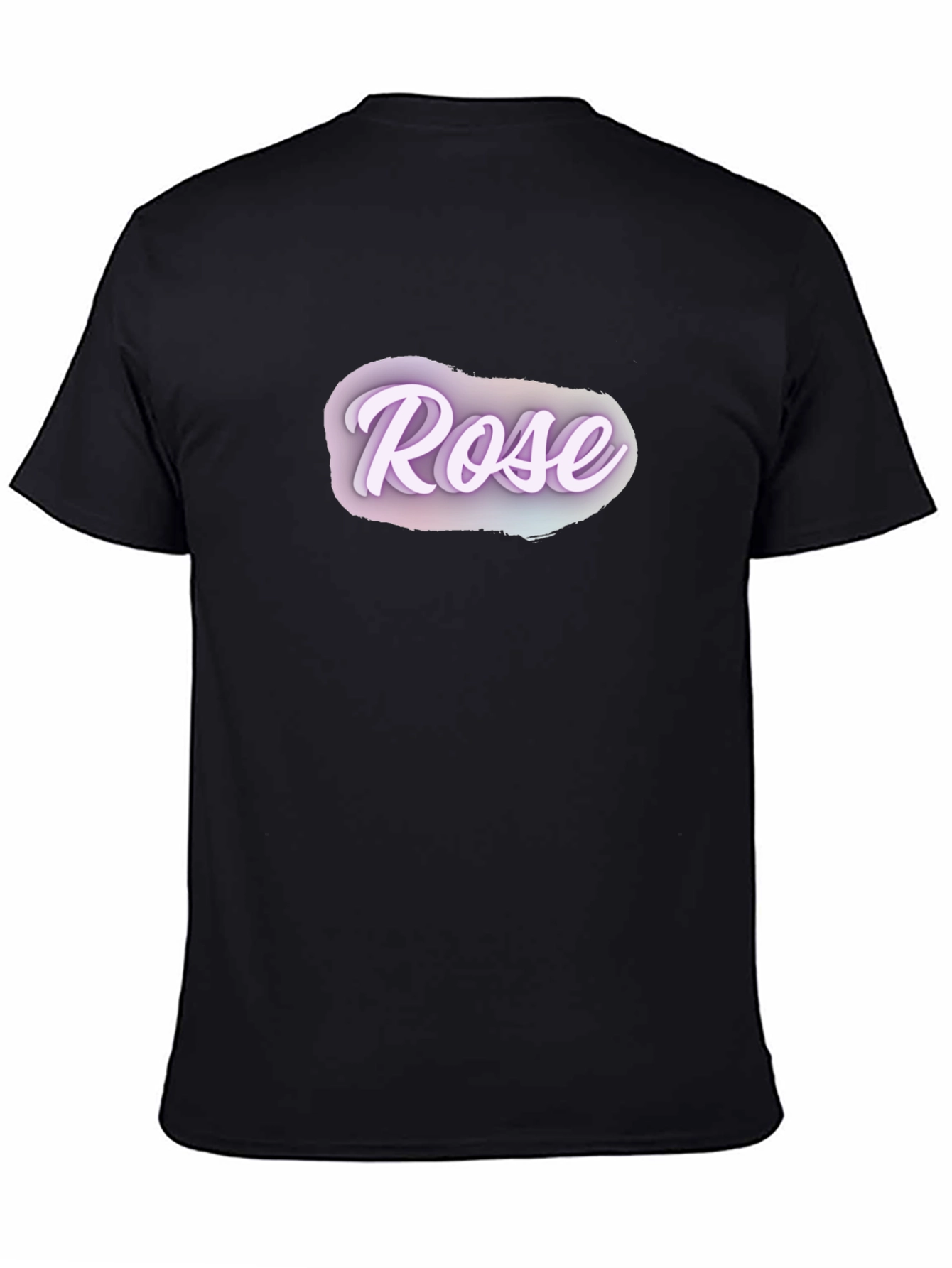 Rose Graphic Black T-Shirt