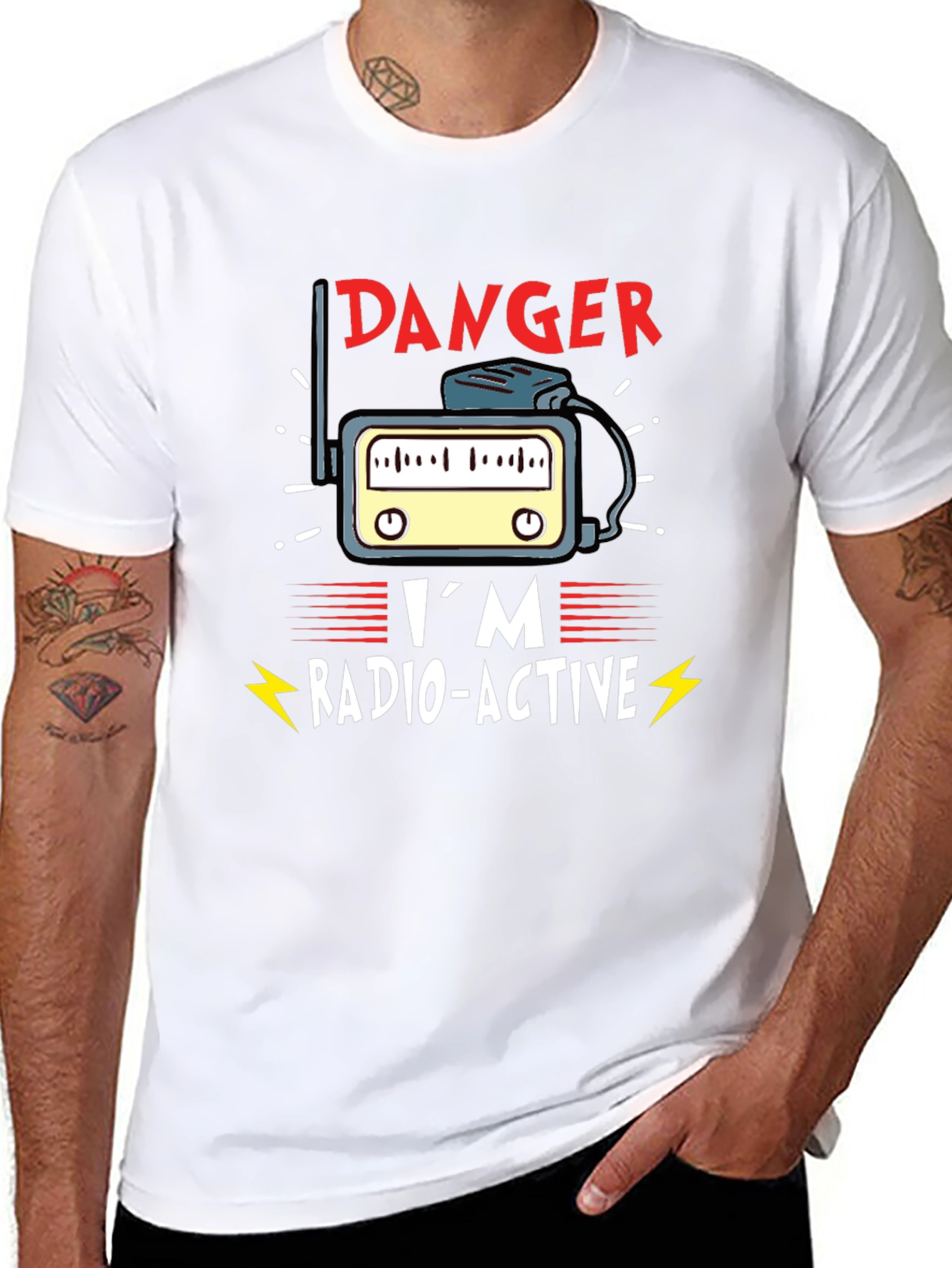 Danger Im Radio-Active Novelty T-Shirt