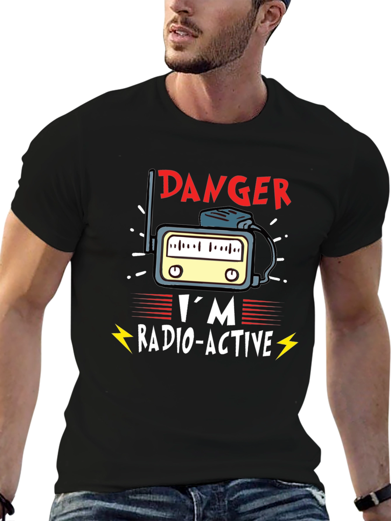 Danger Im Radio-Active Novelty T-Shirt