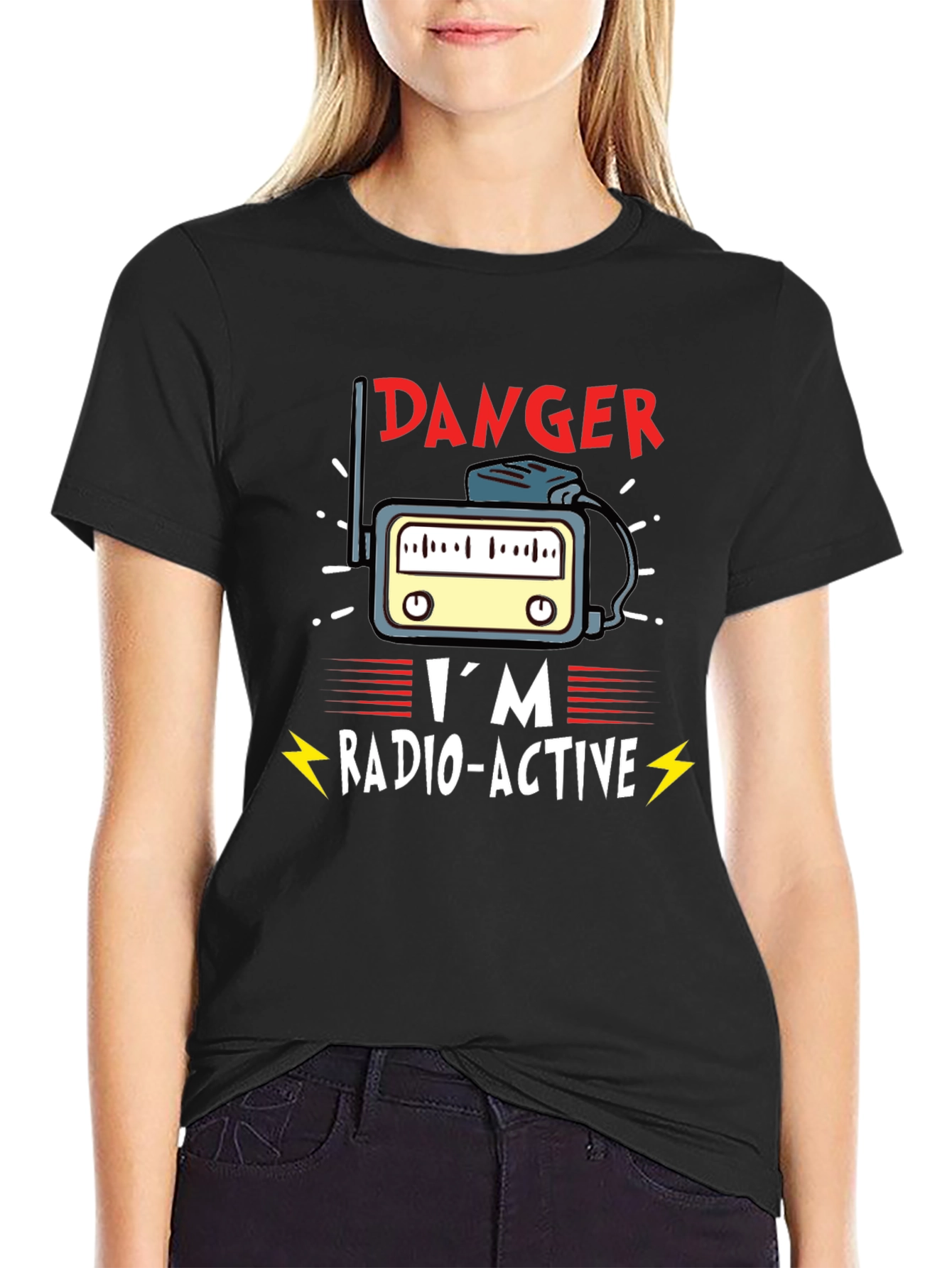 Danger Im Radio-Active Novelty T-Shirt