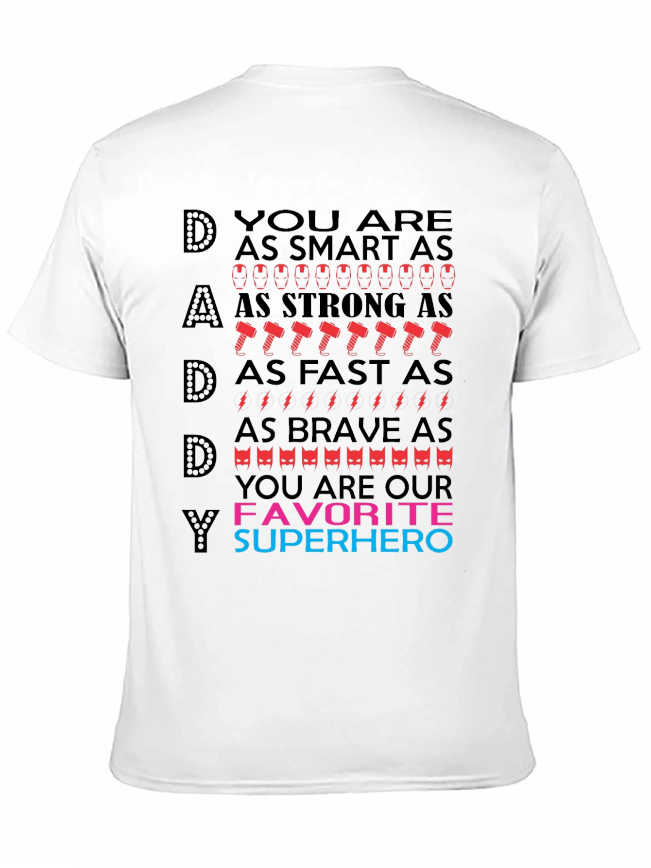 Dad Superhero T-Shirt - Best Fathers Day Gift