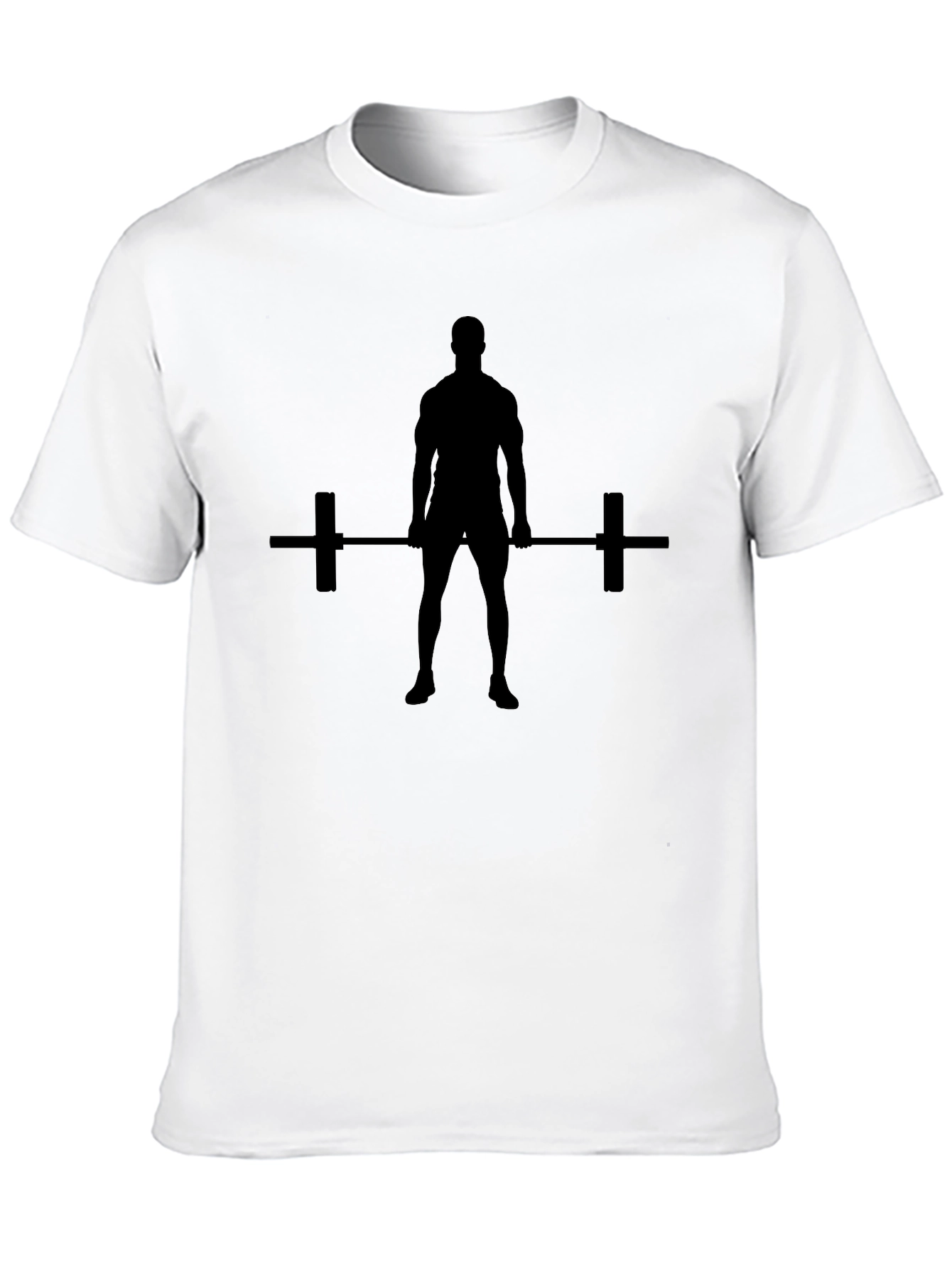 Weightlifter Graphic Black T-Shirt